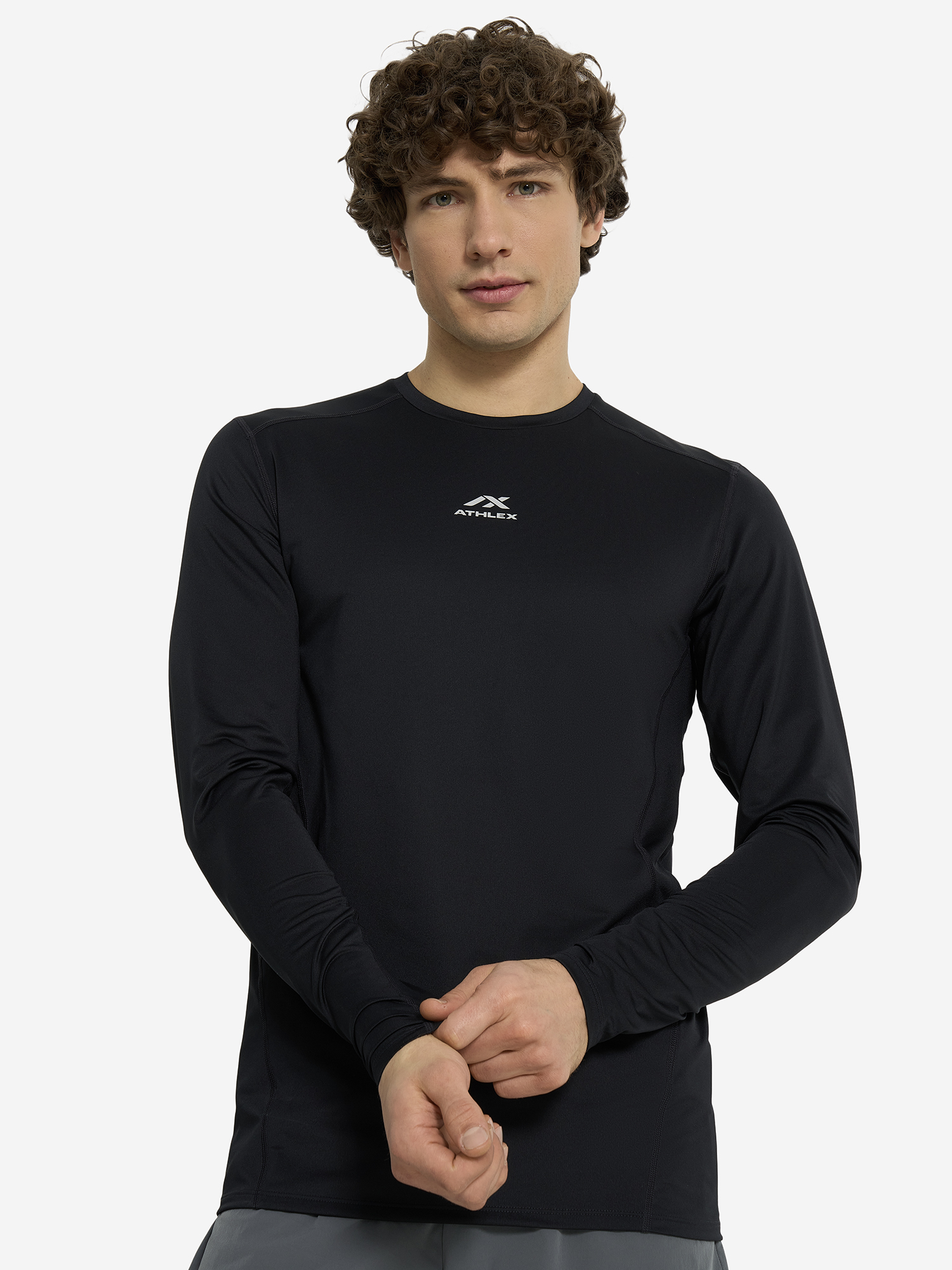 

Лонгслив компрессионный мужской Athlex, Черный