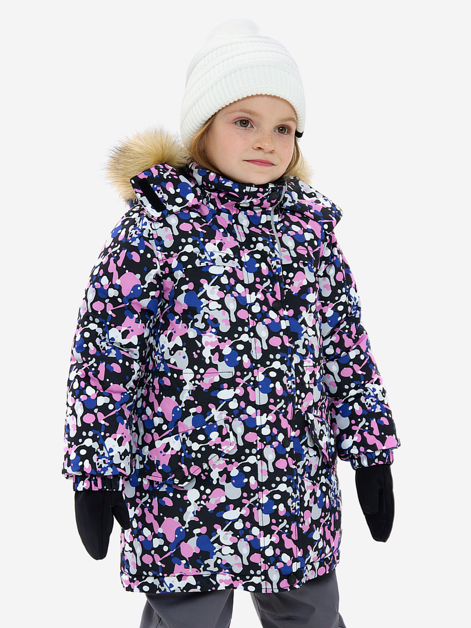 Куртка утепленная для девочек Lassie Urheilu Черный 6999₽