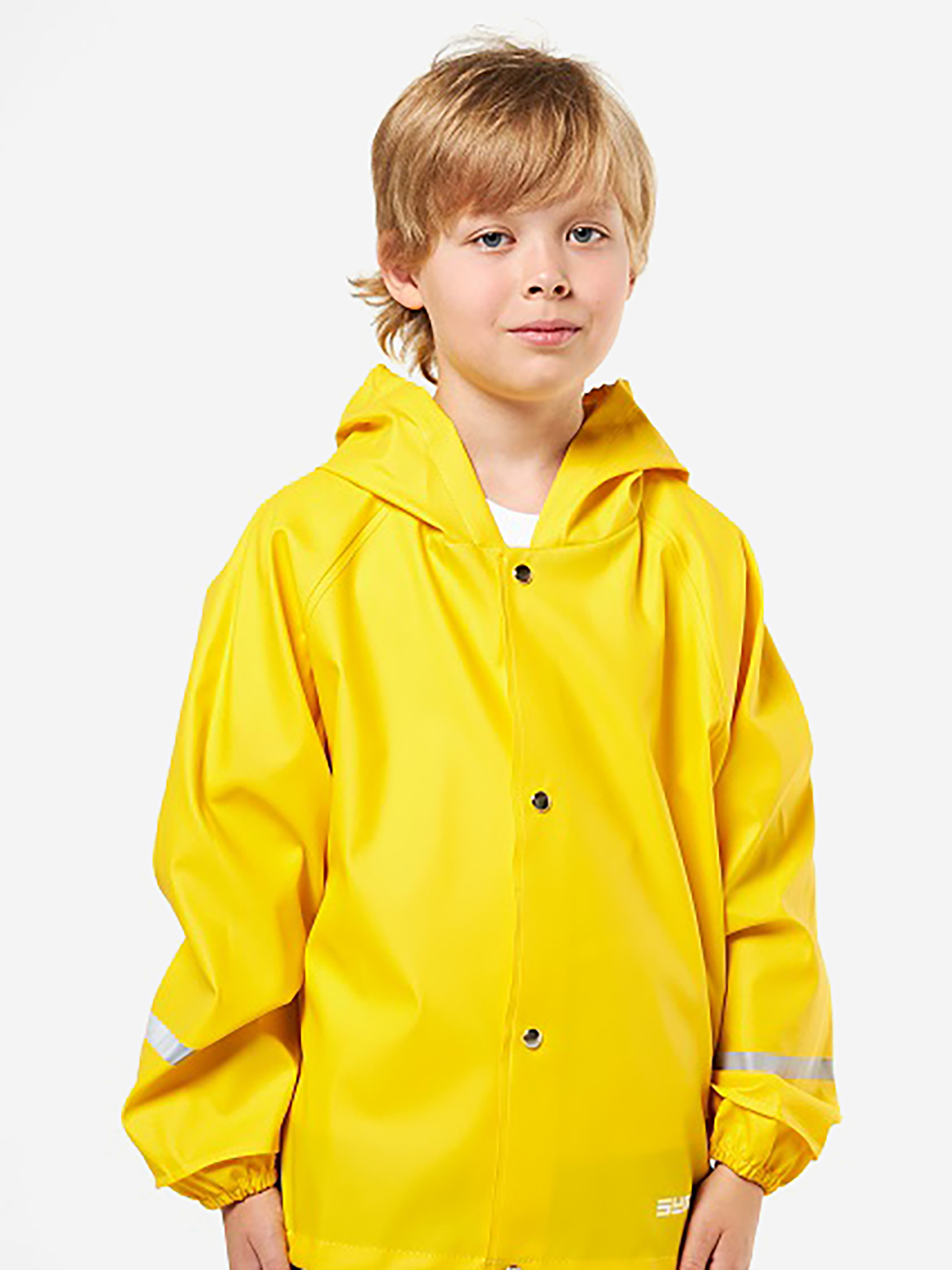 Изображение товара Куртка-дождевик непромокаемая SYMBION Скаут для детей демисезонная желтая
