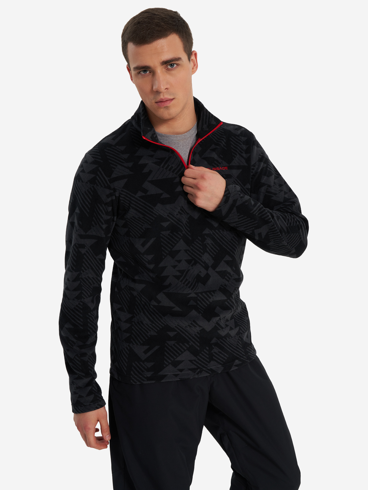 Джемпер флисовый Glissade, черный, арт. 28540