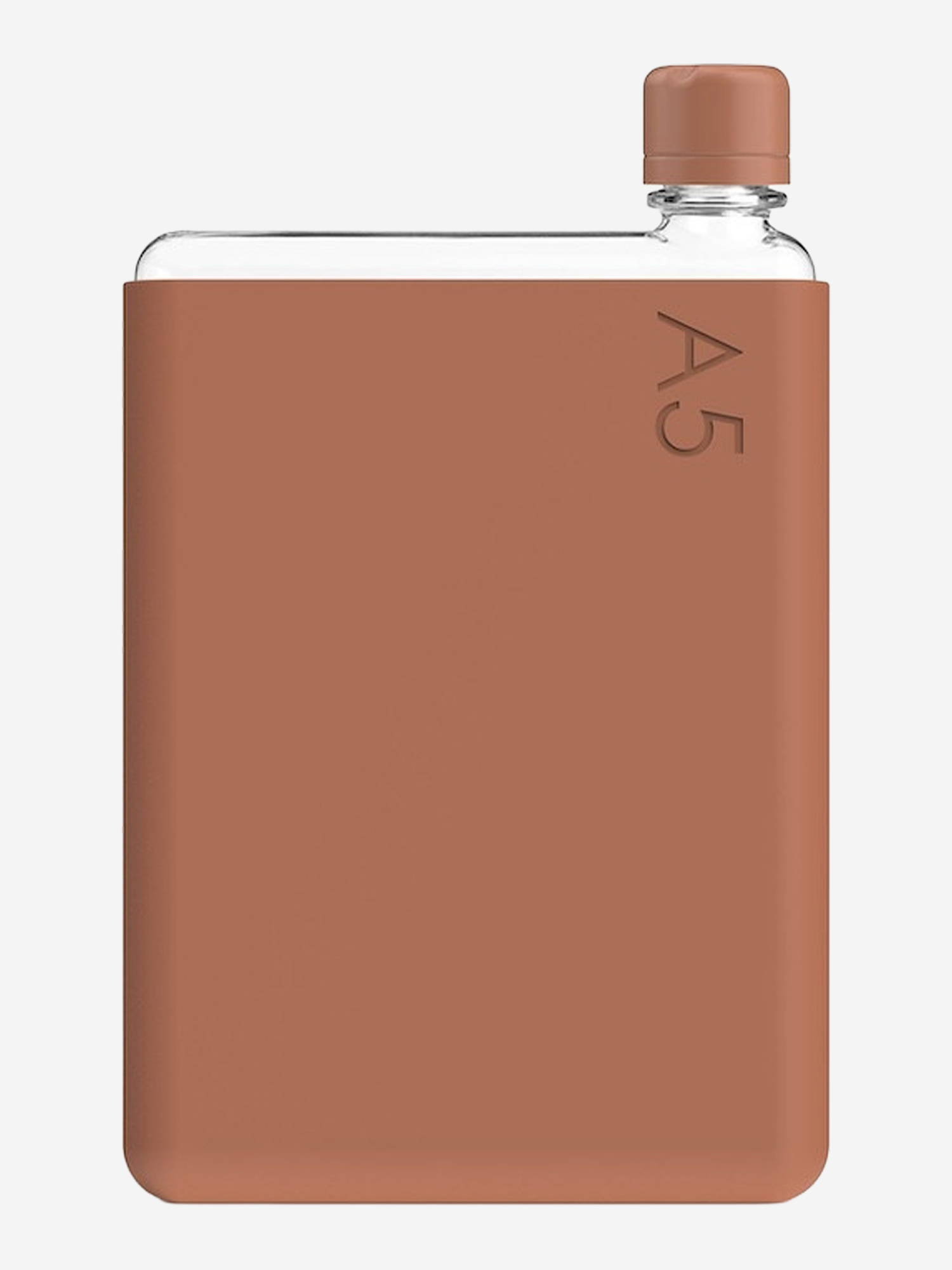 Изображение товара Memobottle A5 Brown бутылка с силиконовым чехлом