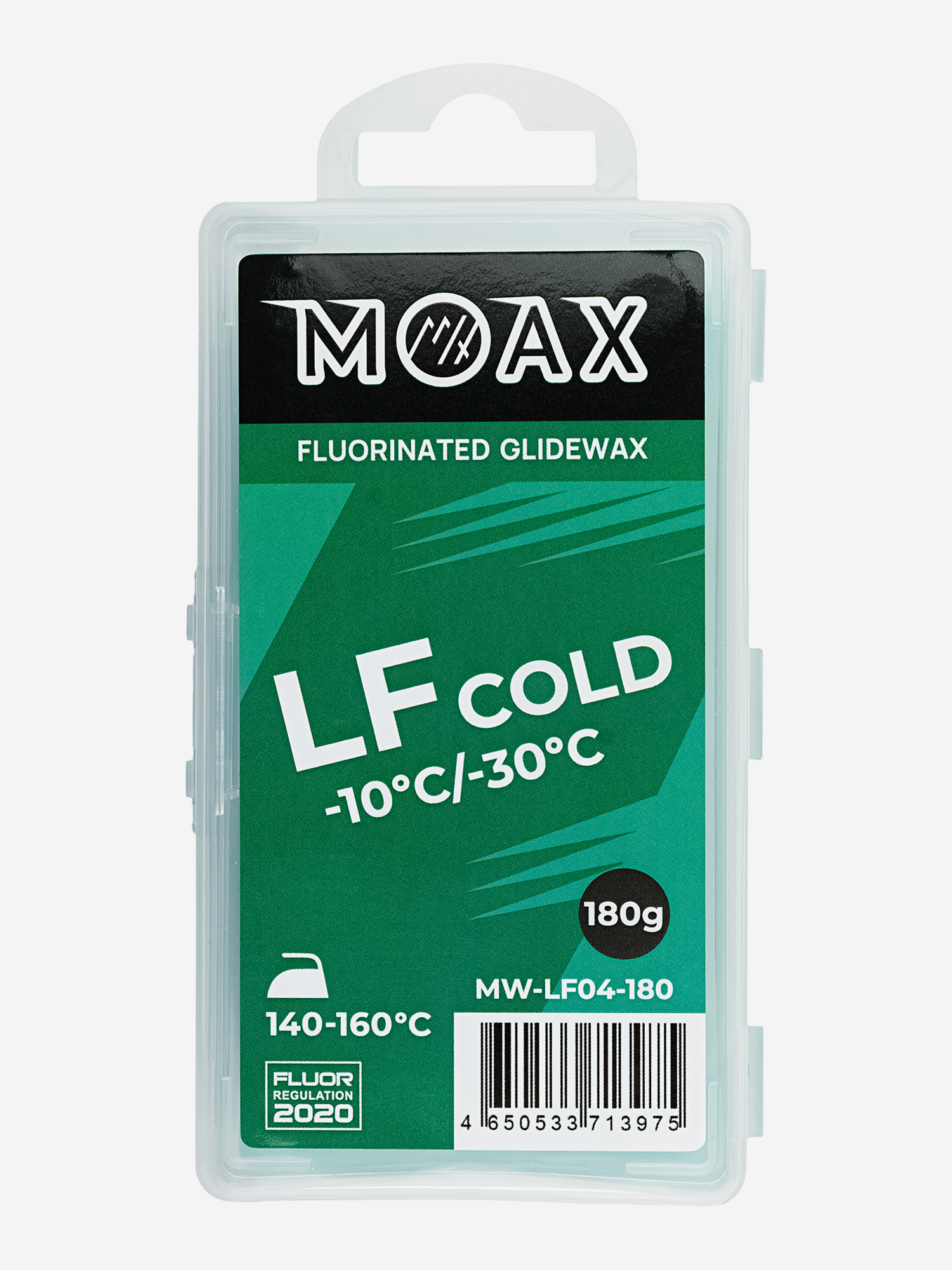 Мазь скольжения для беговых лыж Moaxsport LF Cold, 180 г, Зеленый
