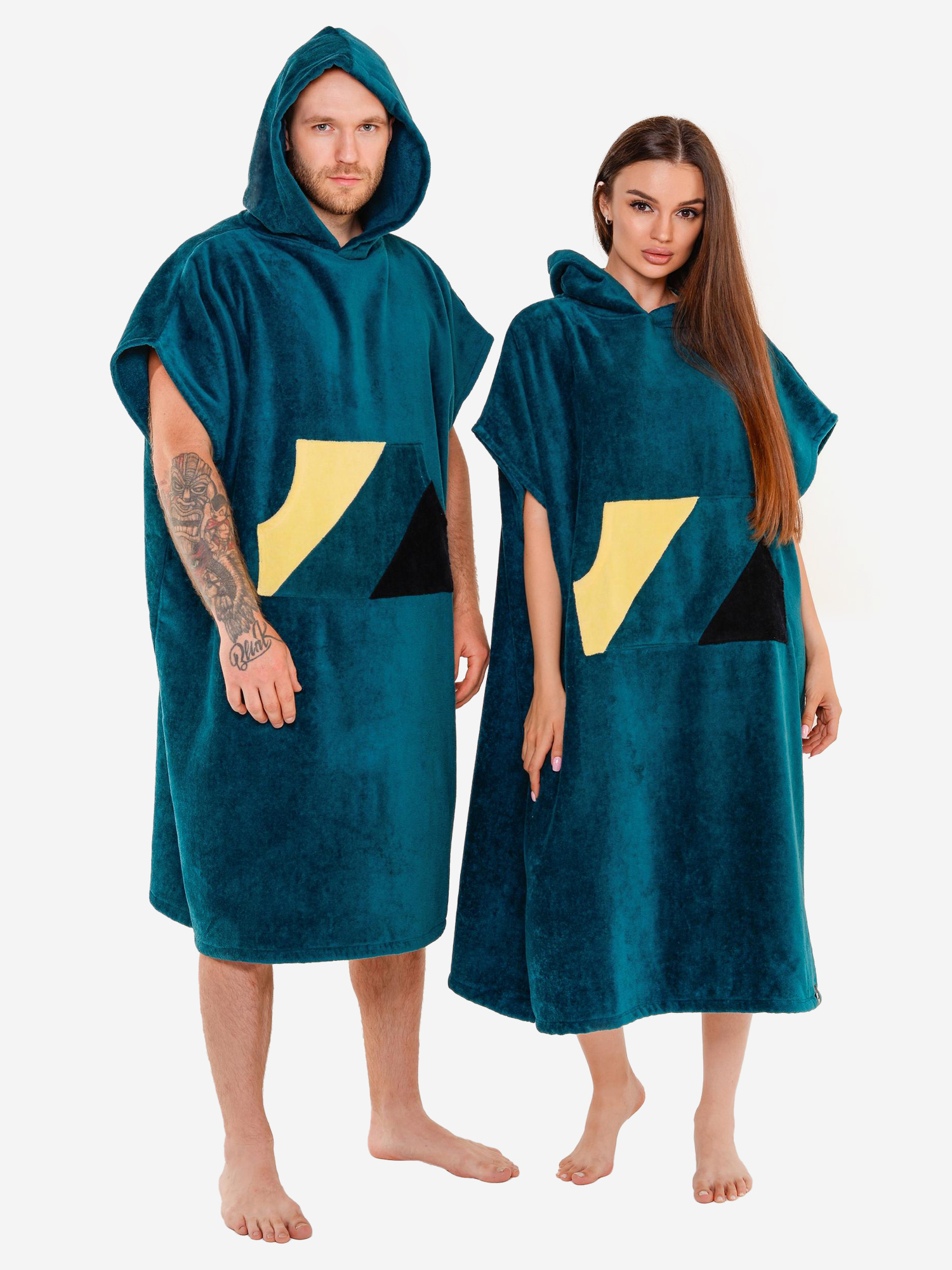 Изображение товара Пончо для серфинга JARBY M-XL Натуральный хлопок без застежки