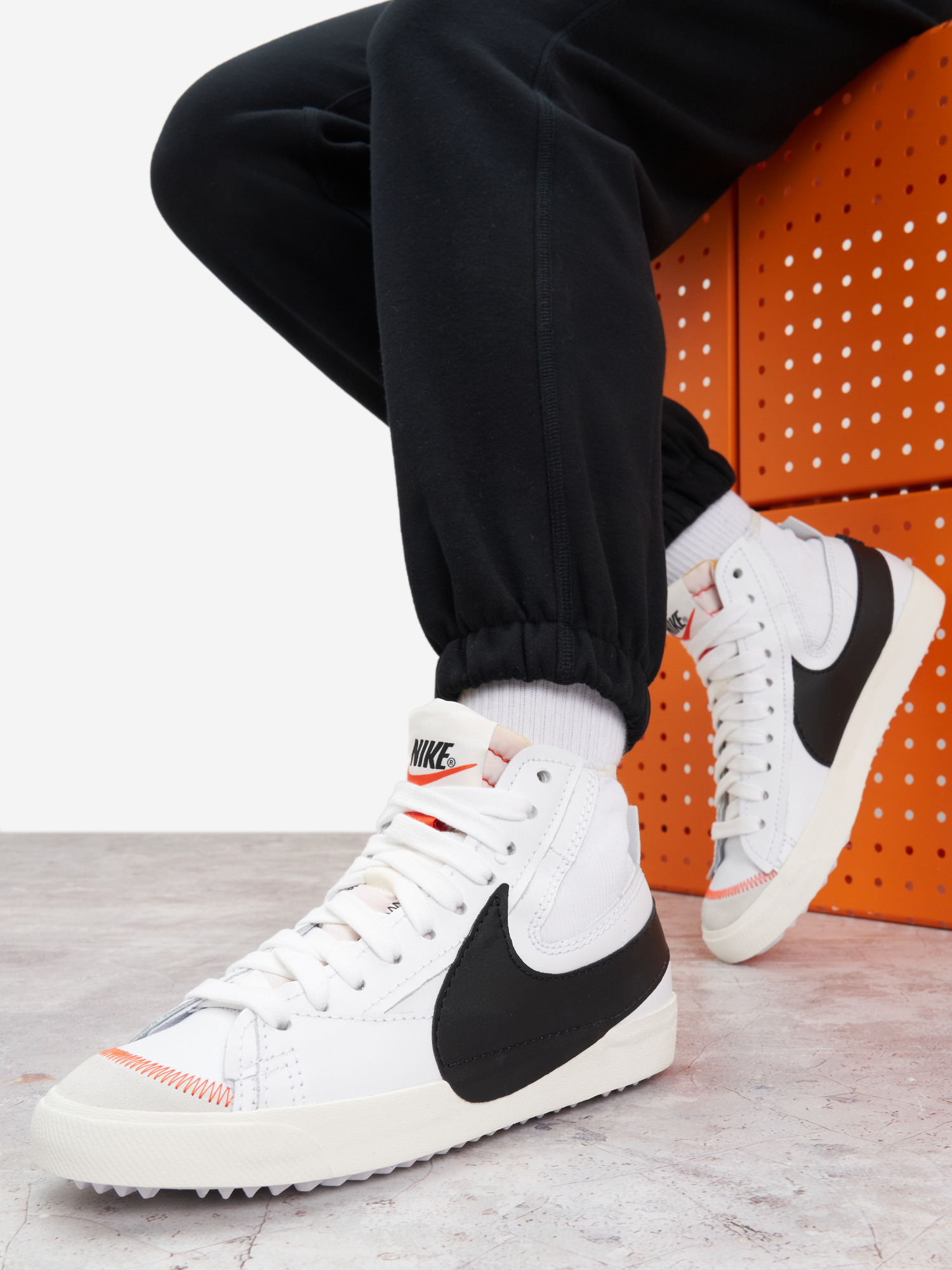 Кеды мужские Nike Blazer Mid '77 Jumbo, Белый
