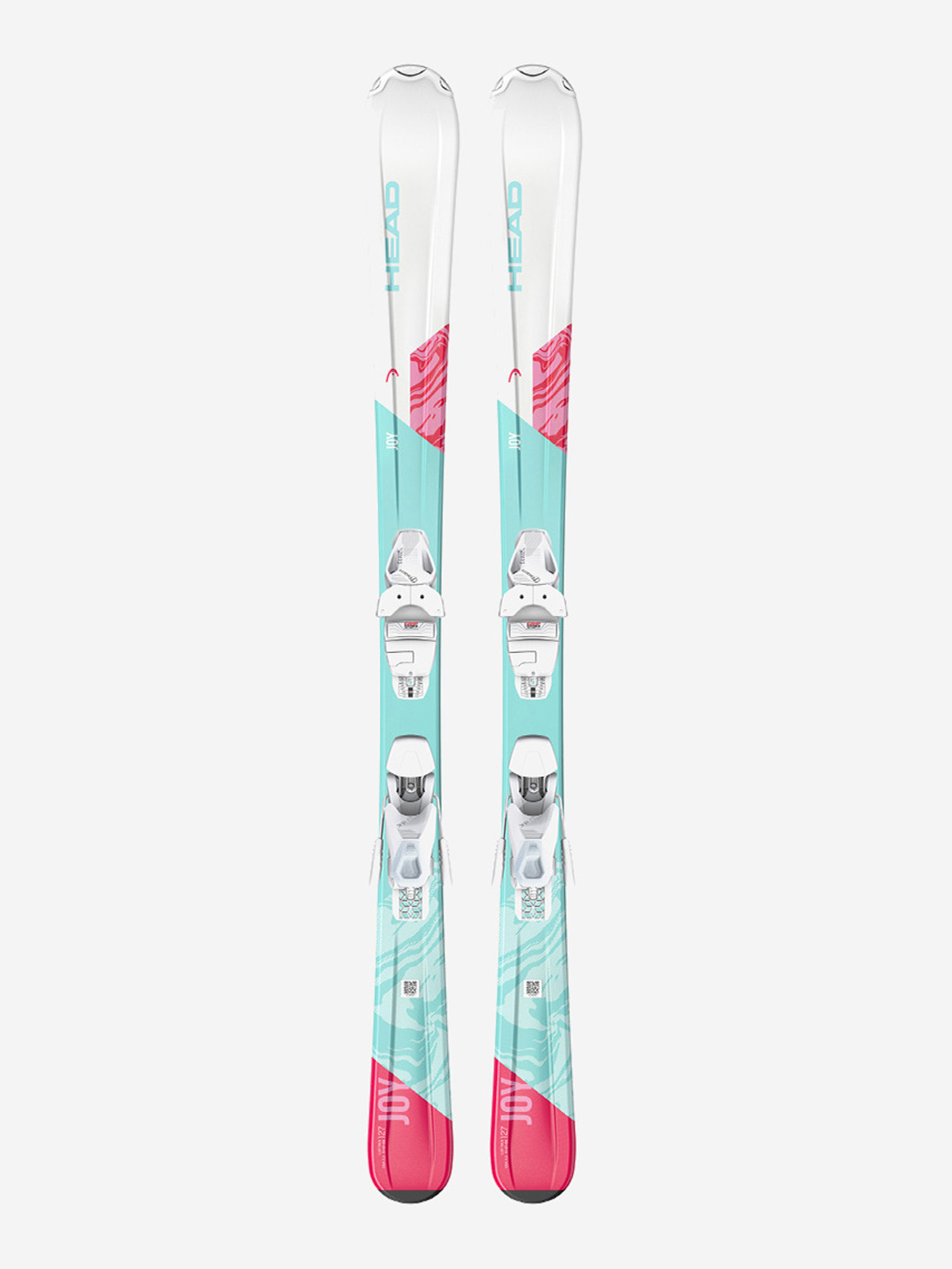 

Горные лыжи с креплениями Head Joy SLR Pro White/Mint + SLR 4.5 (67-107) 20/21, Голубой