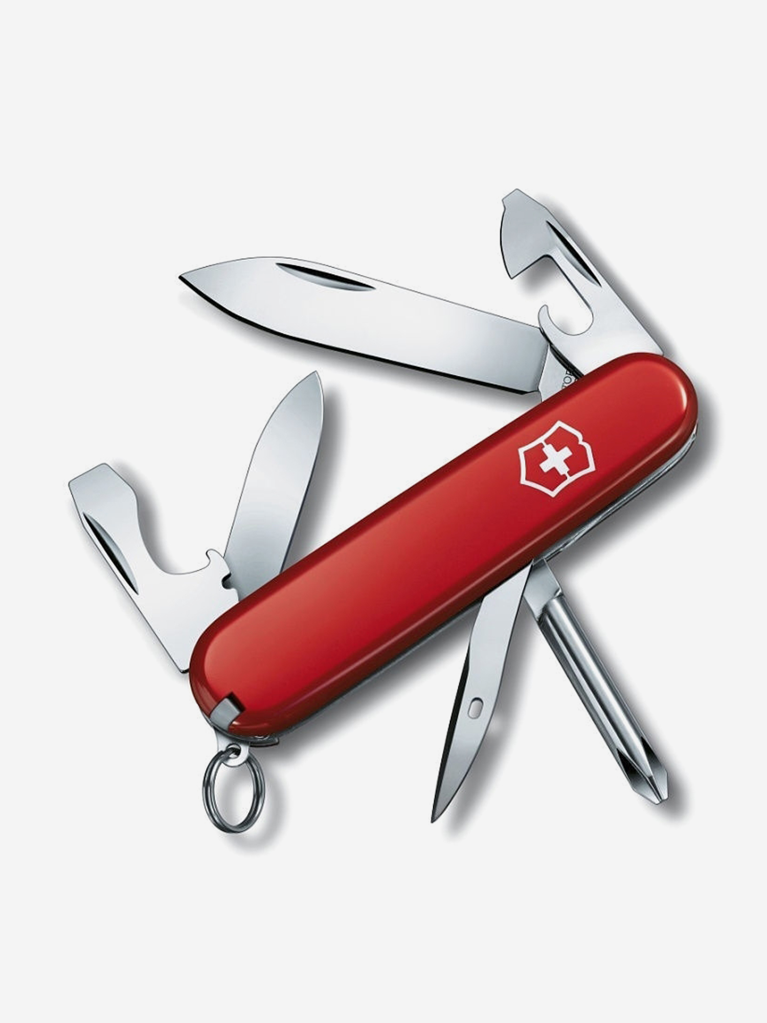 Нож складной Victorinox Tinker, 91 мм, 12 функций, Красный нож складной victorinox super tinker 91 мм 14 функций красный