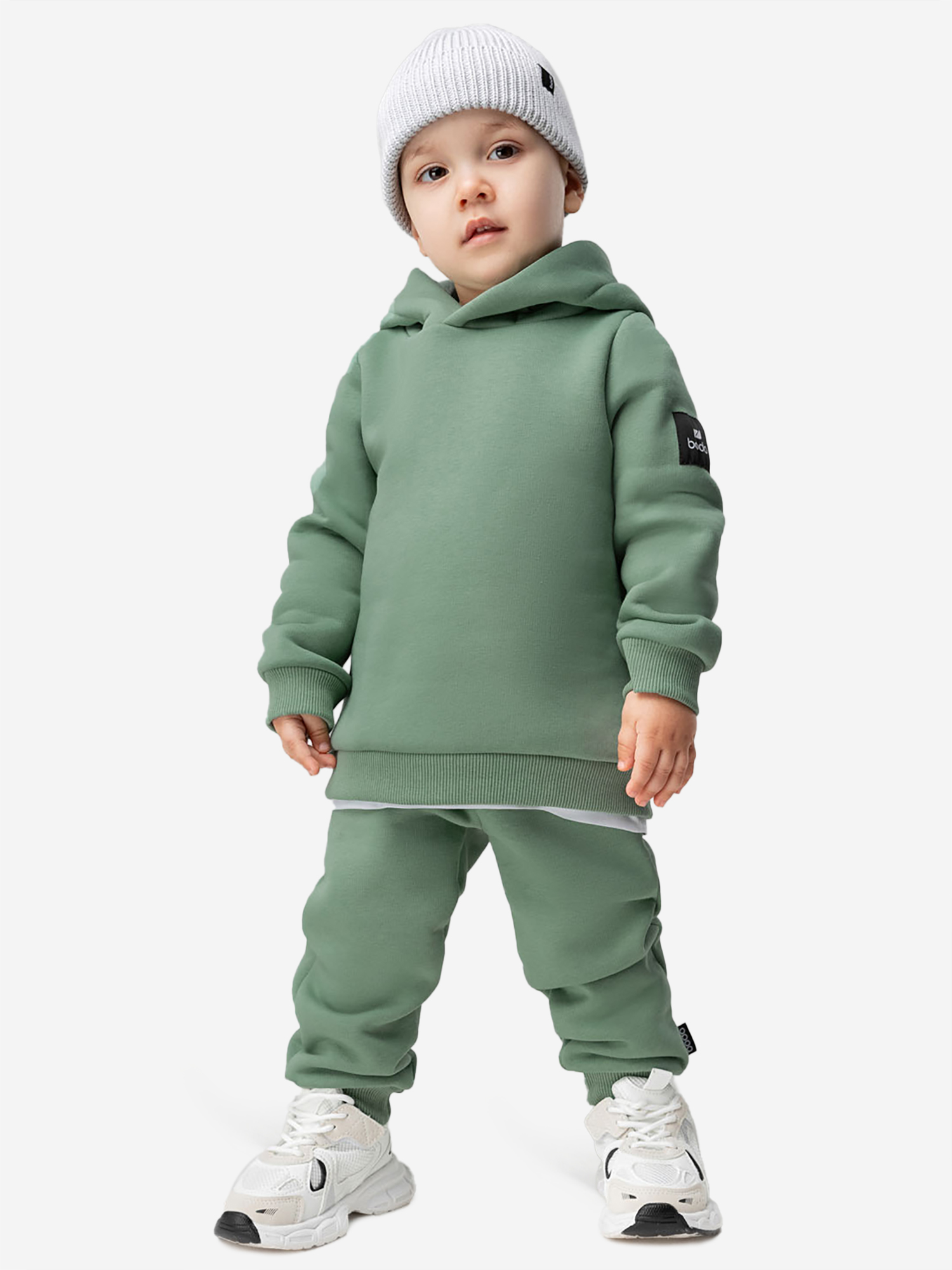 Изображение товара Утепленный костюм для мальчиков bodo пыльный оливковый зимний всесезонный