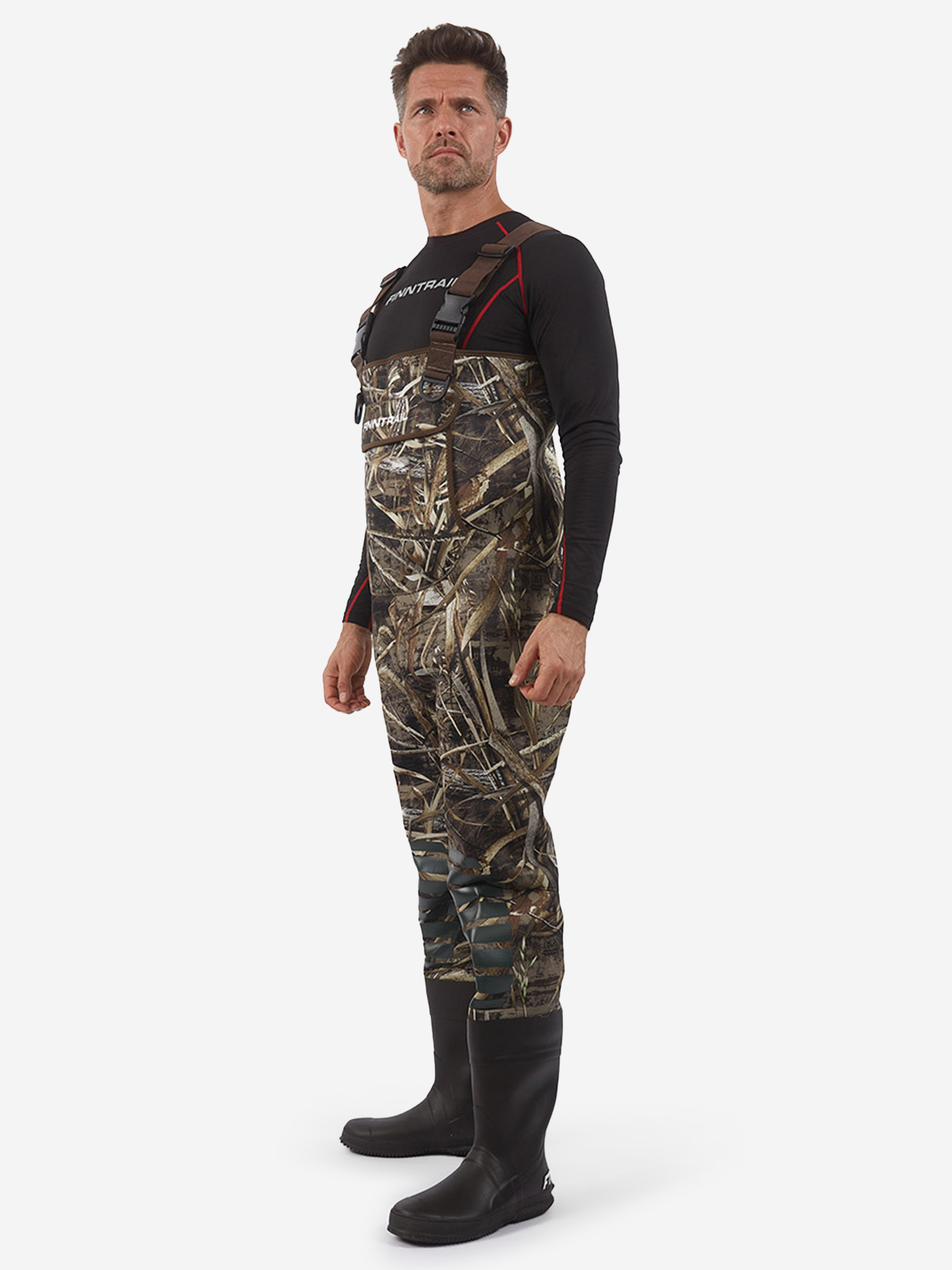 Изображение товара Вейдерсы мужские мембранные FINNTRAIL Blackwater с сапогом, Коричневый