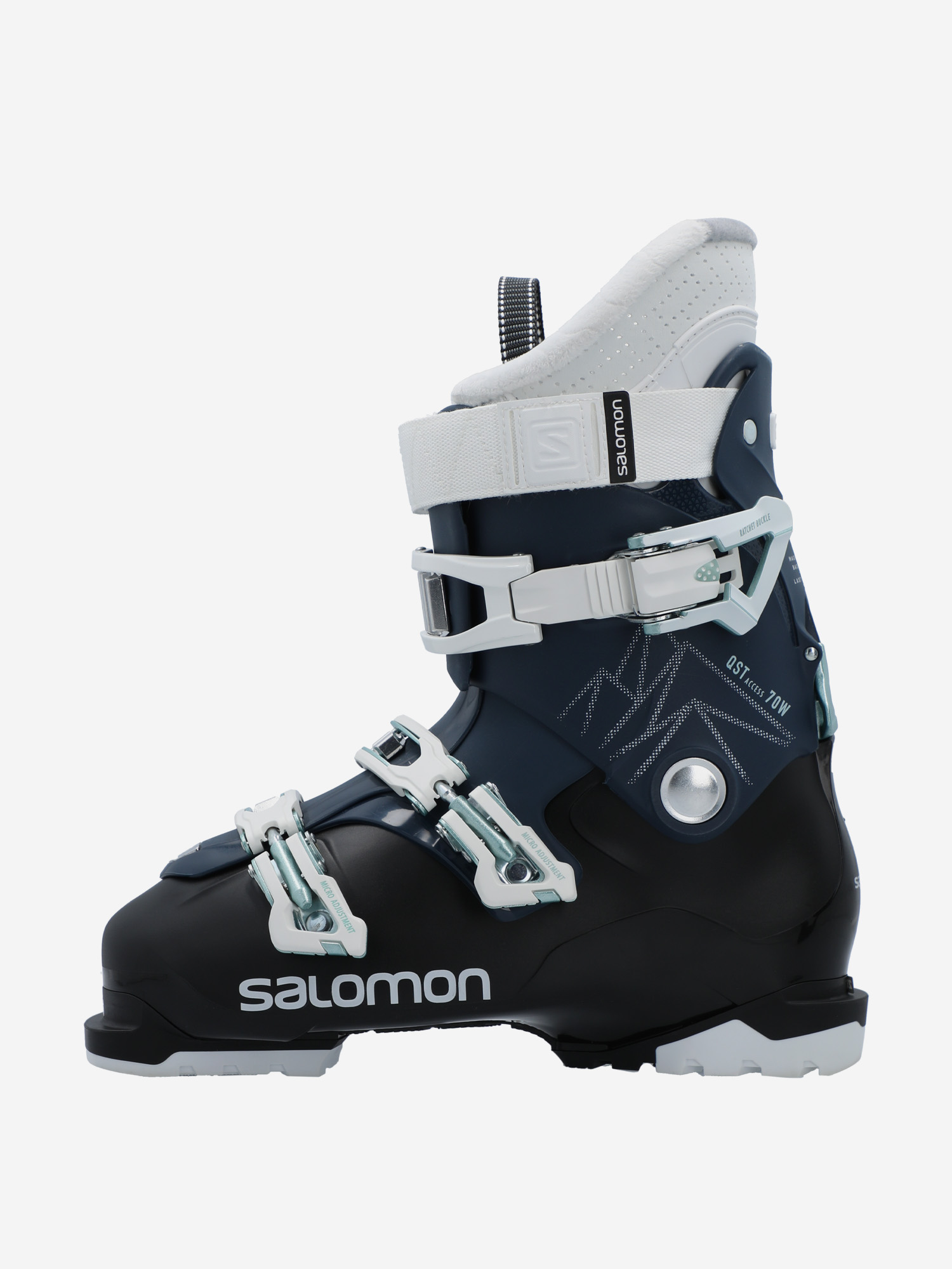 

Ботинки горнолыжные женские Salomon QST Access 70 W, Черный