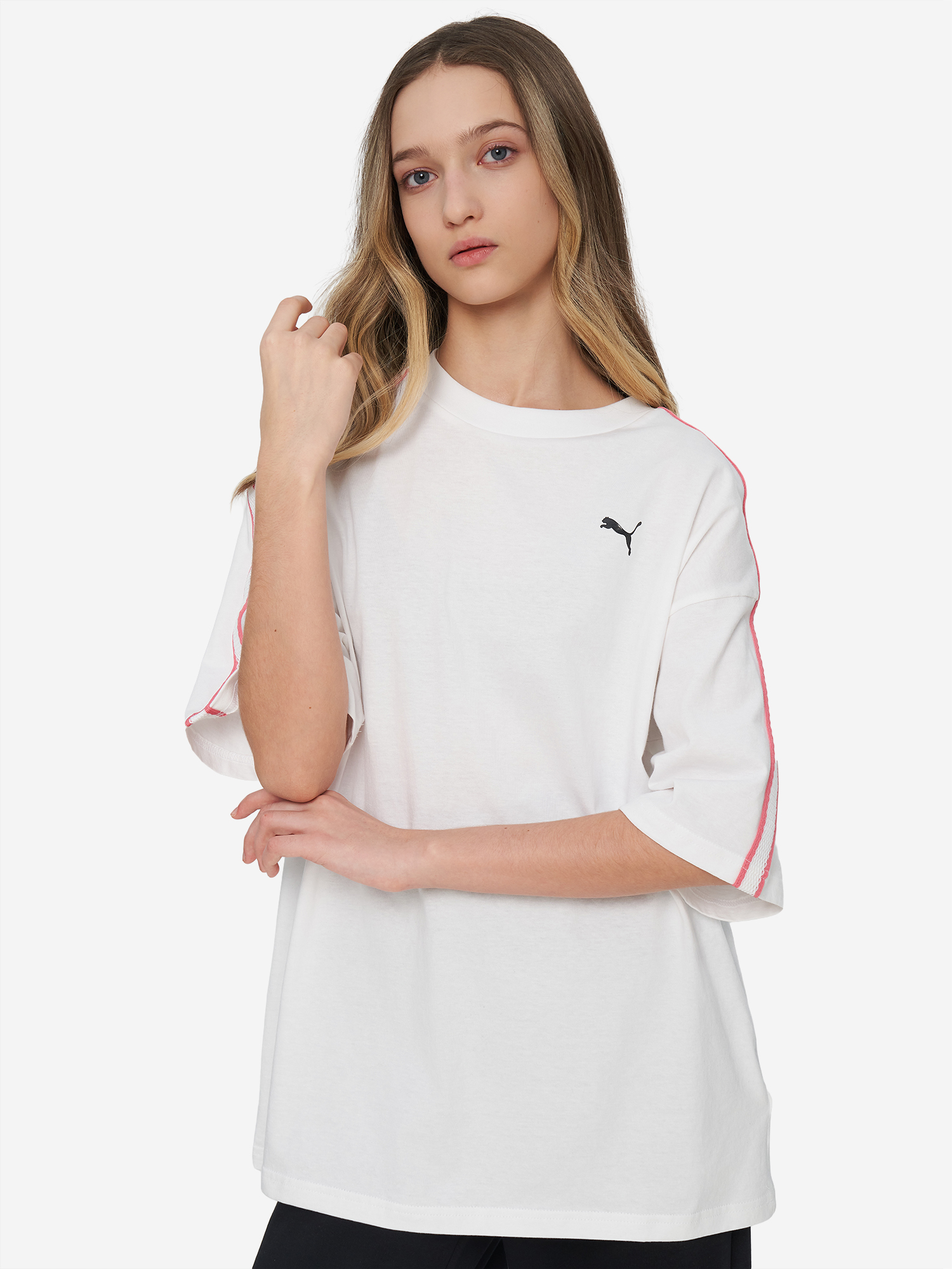 Изображение товара Футболка для девочек PUMA Luminous Cloud белая