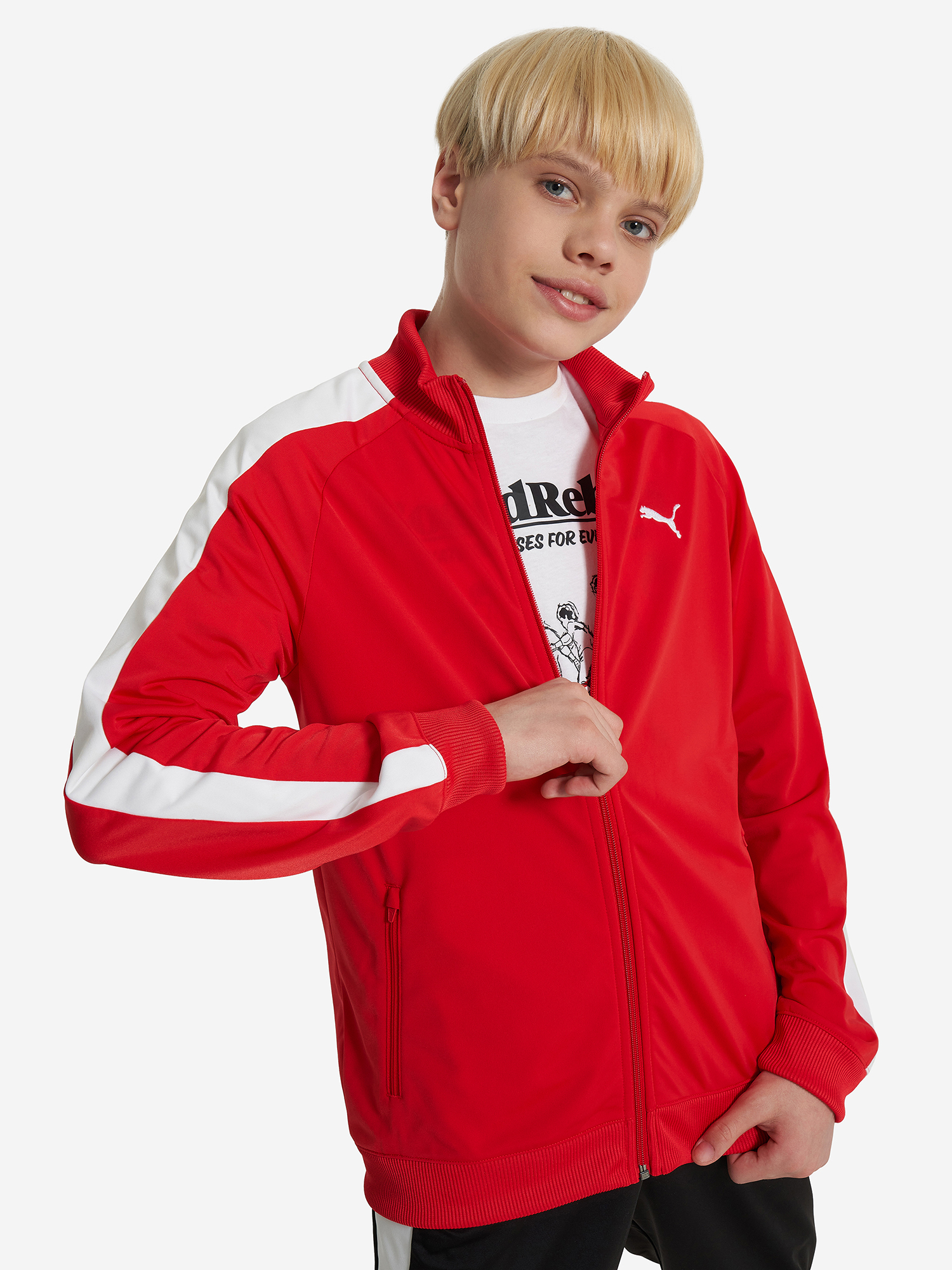 

Толстовка для мальчиков PUMA T7 Always On, Красный