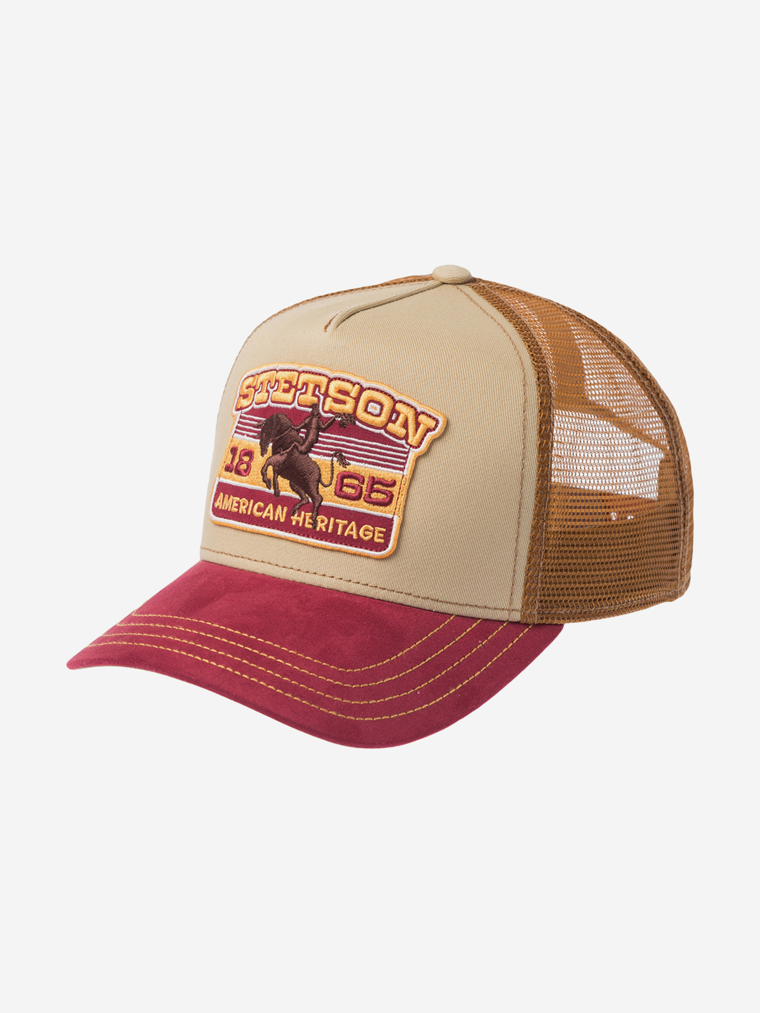 

Бейсболка с сеточкой STETSON 7741104 TRUCKER CAP RODEO (бежевый), Бежевый