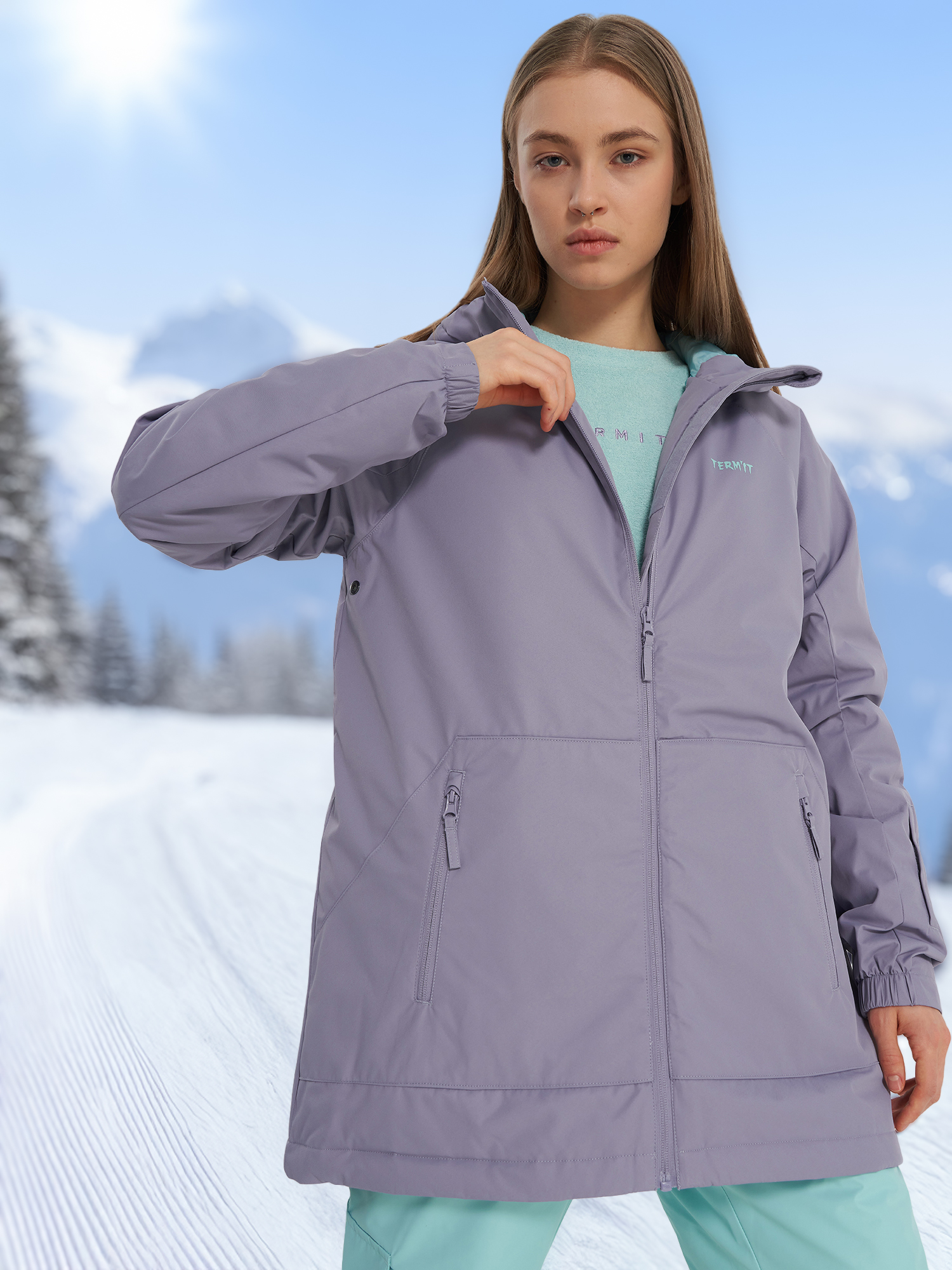 Куртка утепленная, фиолетовый, арт. 139013TRT-V1