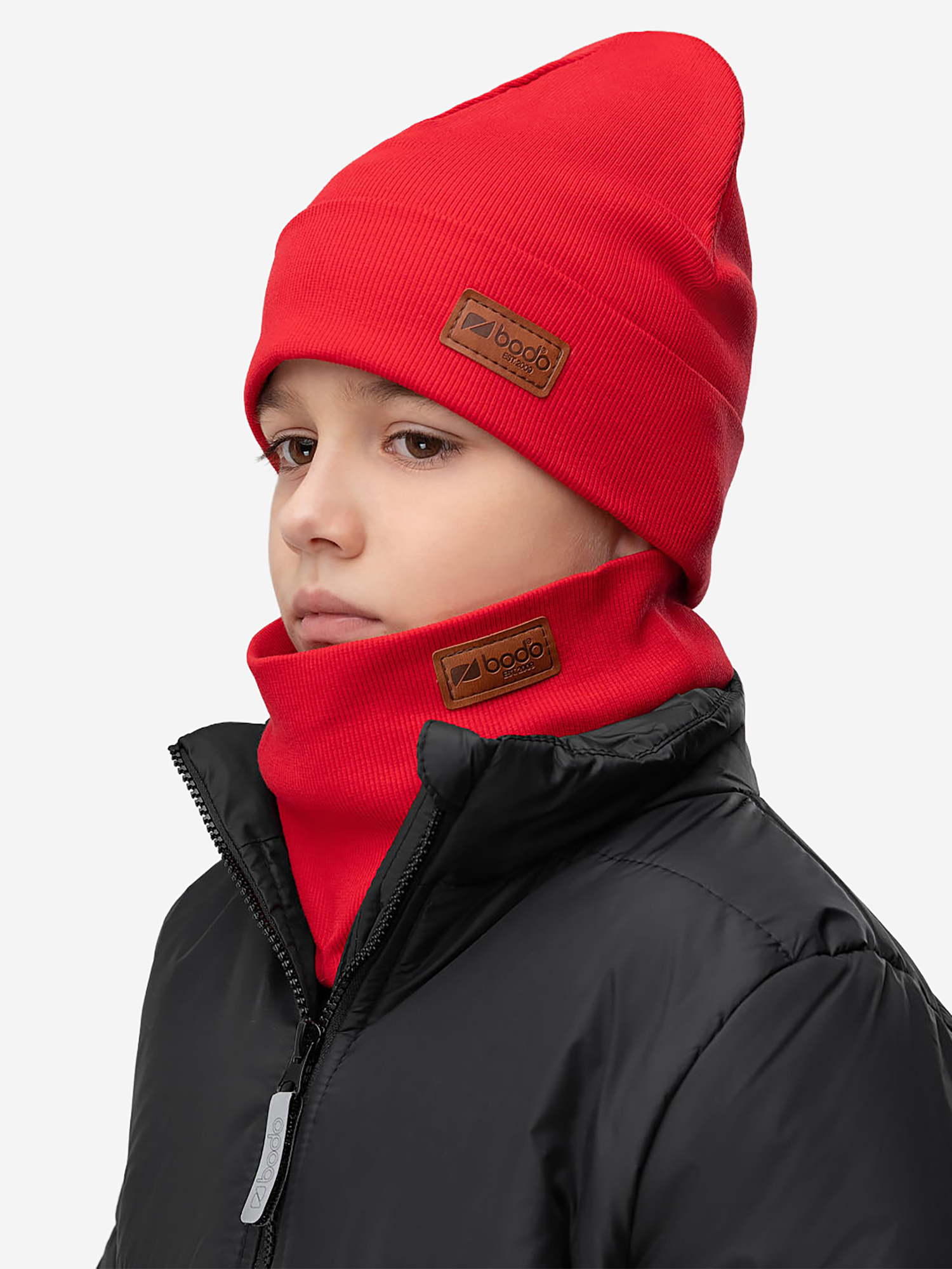 Изображение товара Комплект (шапка, снуд) Bodo Красный для детей