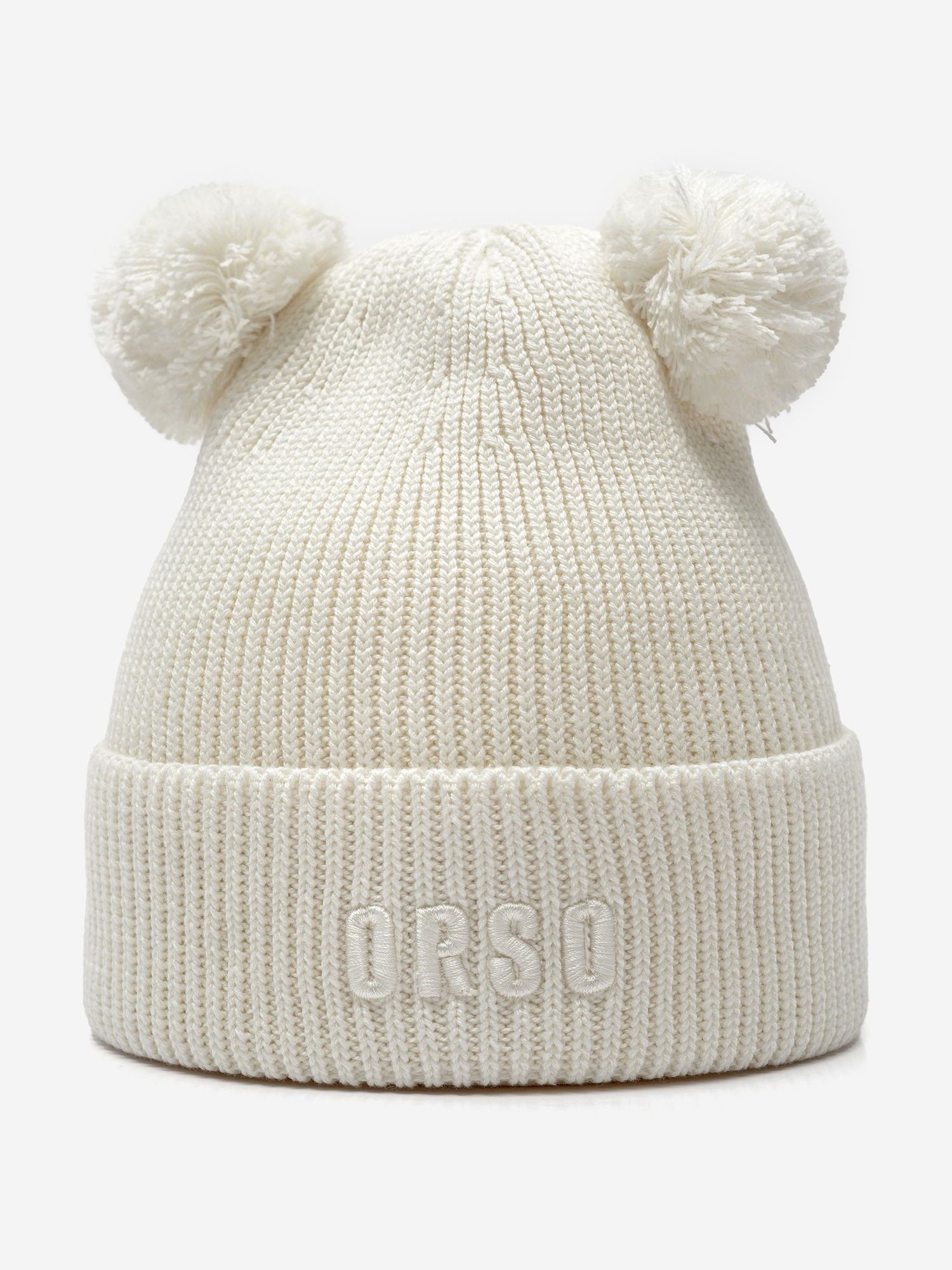 

Шапка демисезонная для девочки ORSO BIANCO, Белый