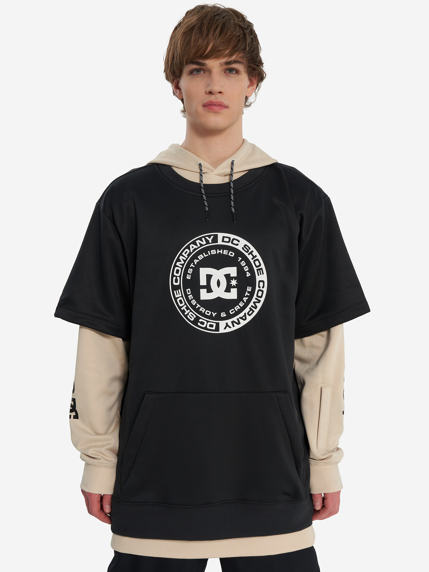 фото Худи мужское dc shoes dryden, черный
