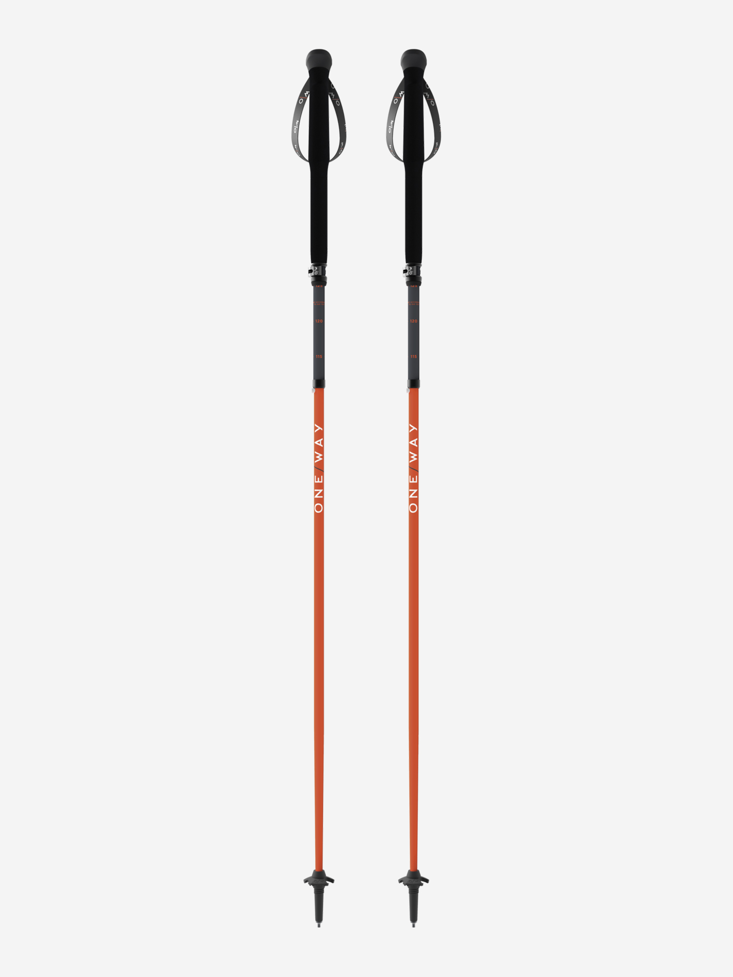 

Палки треккинговые One Way MTX Carbon Vario, Оранжевый