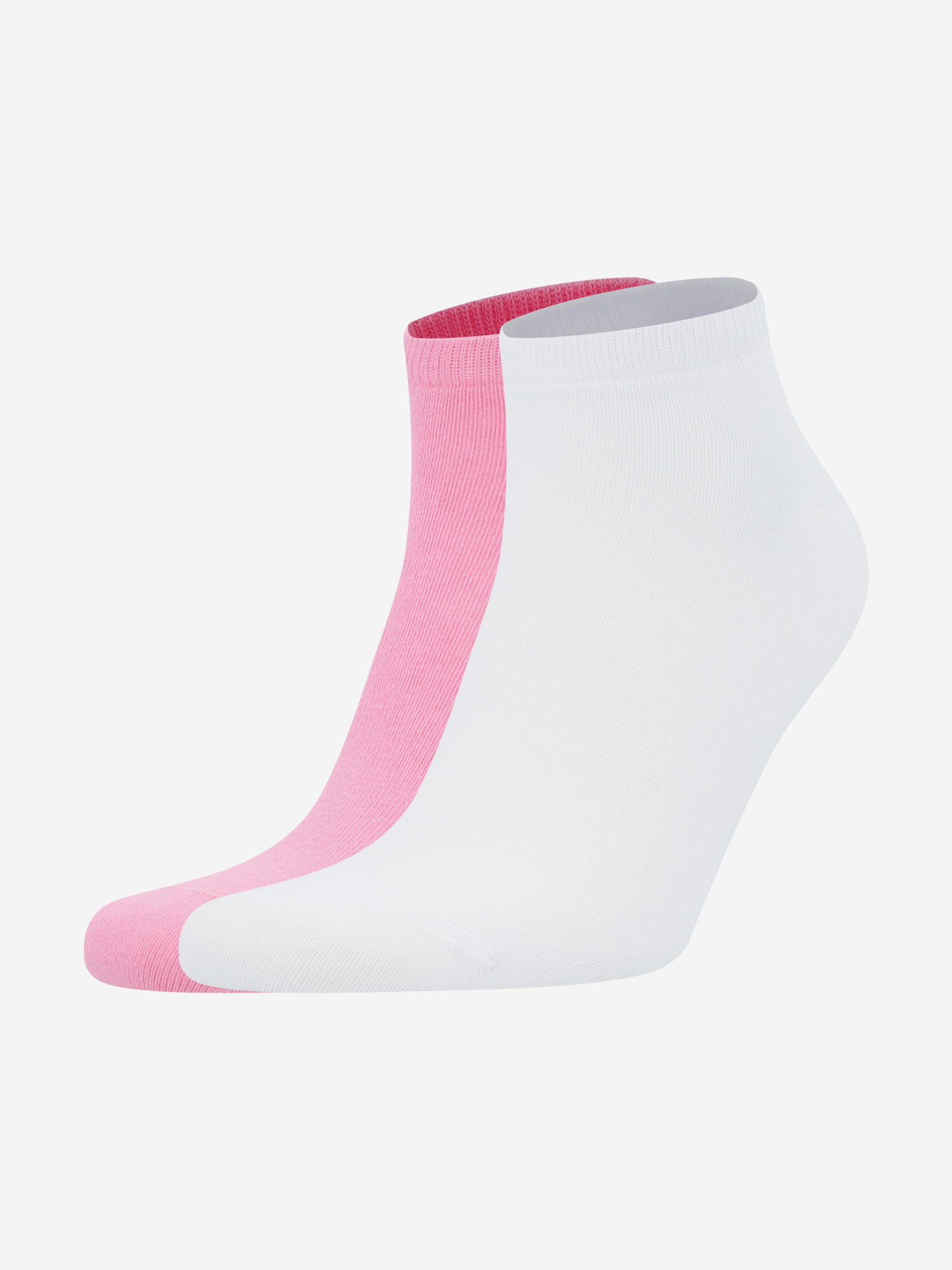 Изображение товара Носки GSD 2 пары белый и розовый спортивные унисекс всесезонные