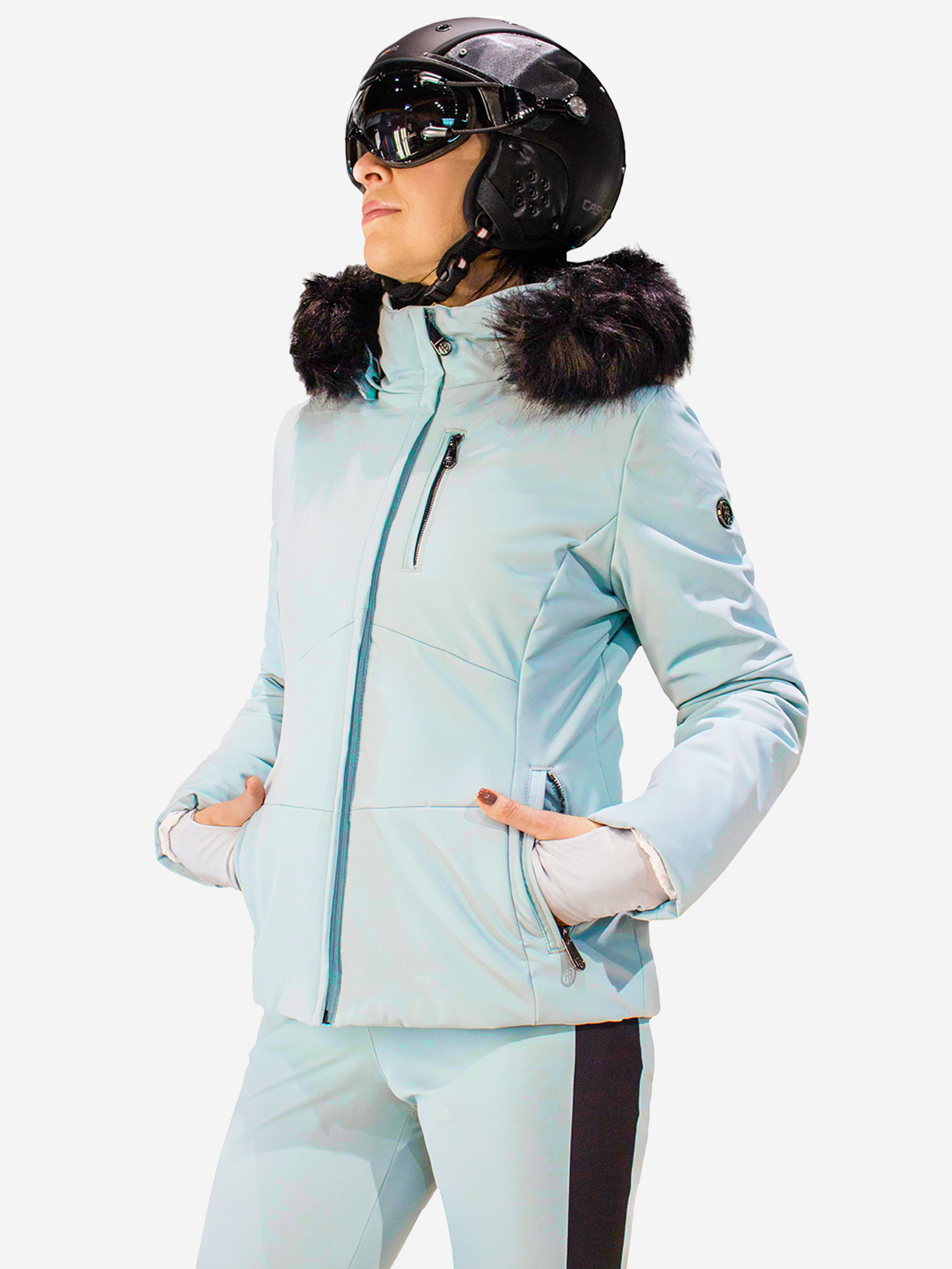 

Горнолыжная куртка женская Poivre Blanc W24-0802-WO, Голубой