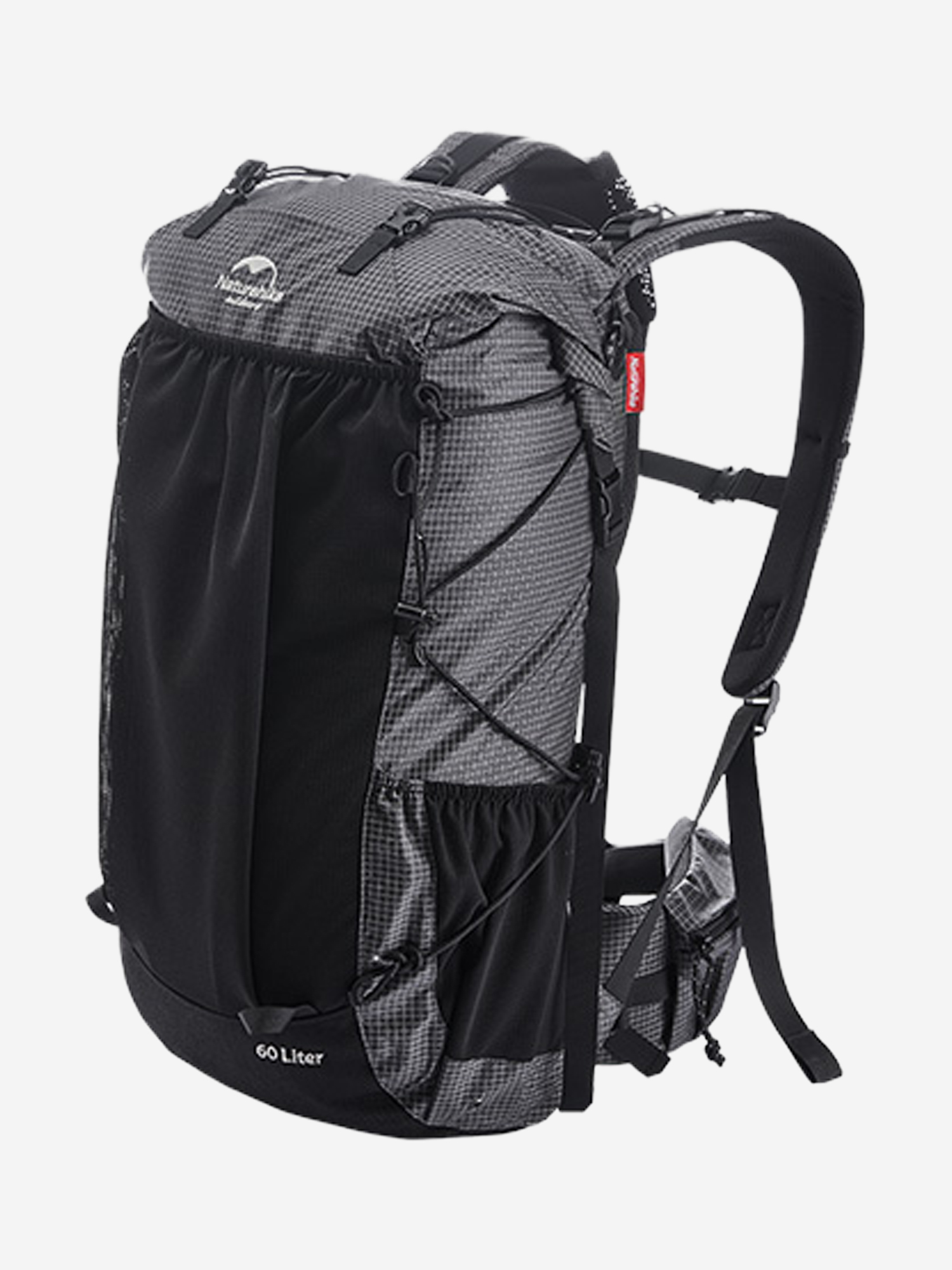 

Рюкзак Naturehike Rock, 60 + 5 л, Черный