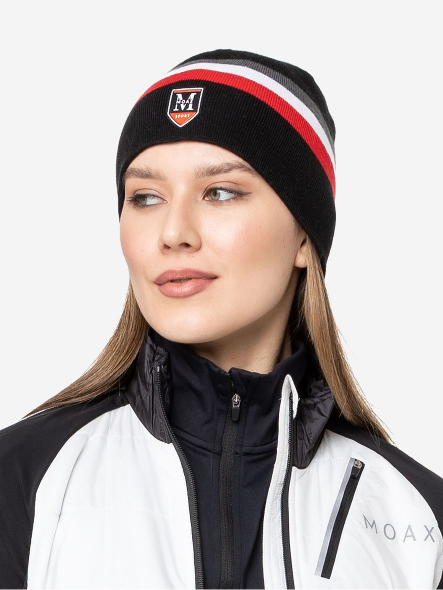 

Шапка Moax Tradition Sport stripe, Черный