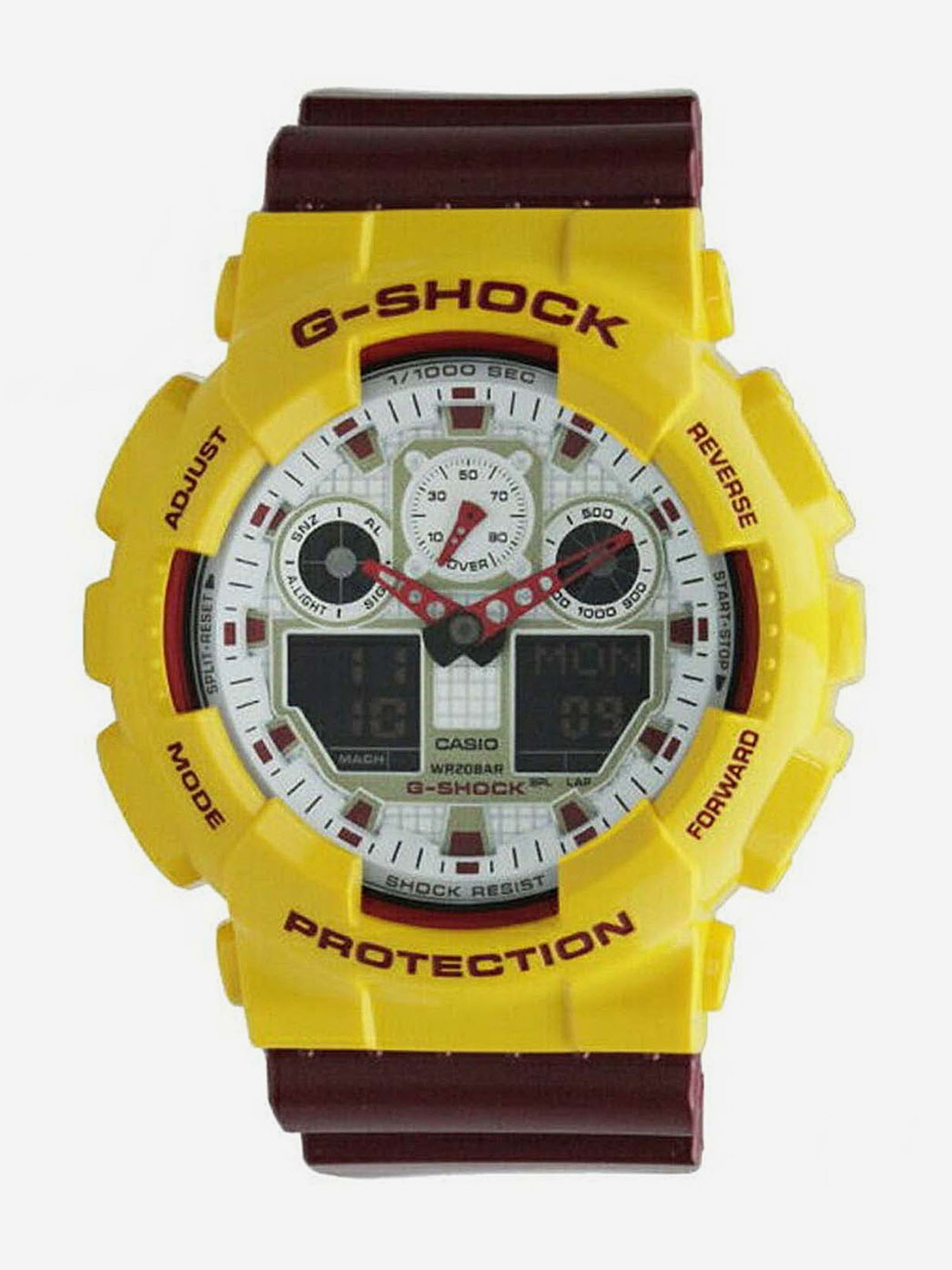 

Спортивные часы Casio GA-100CS-9A, Желтый