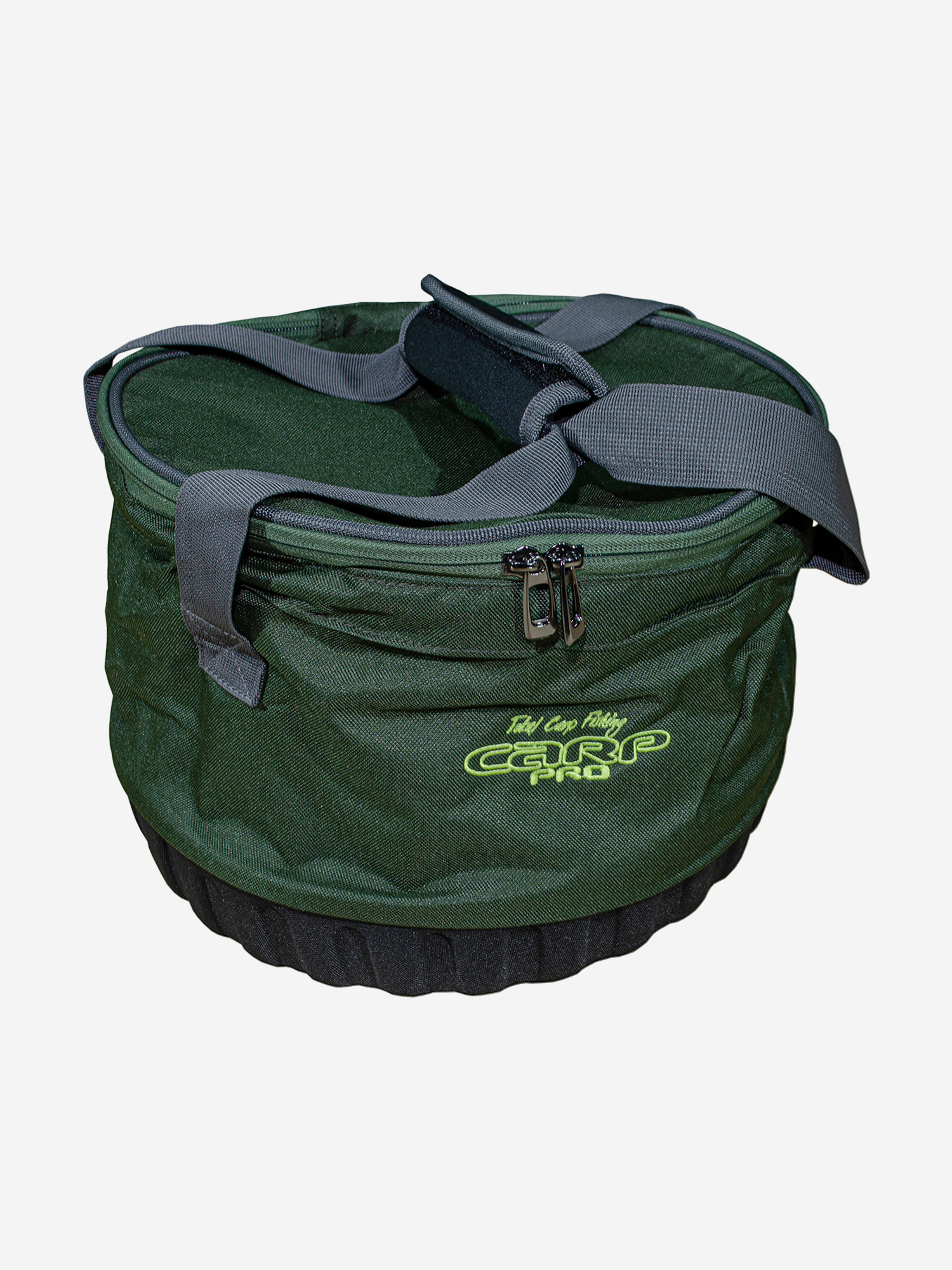 

Сумка для замеса прикормки CARP PRO с крышкой большая 30х21см, Зеленый