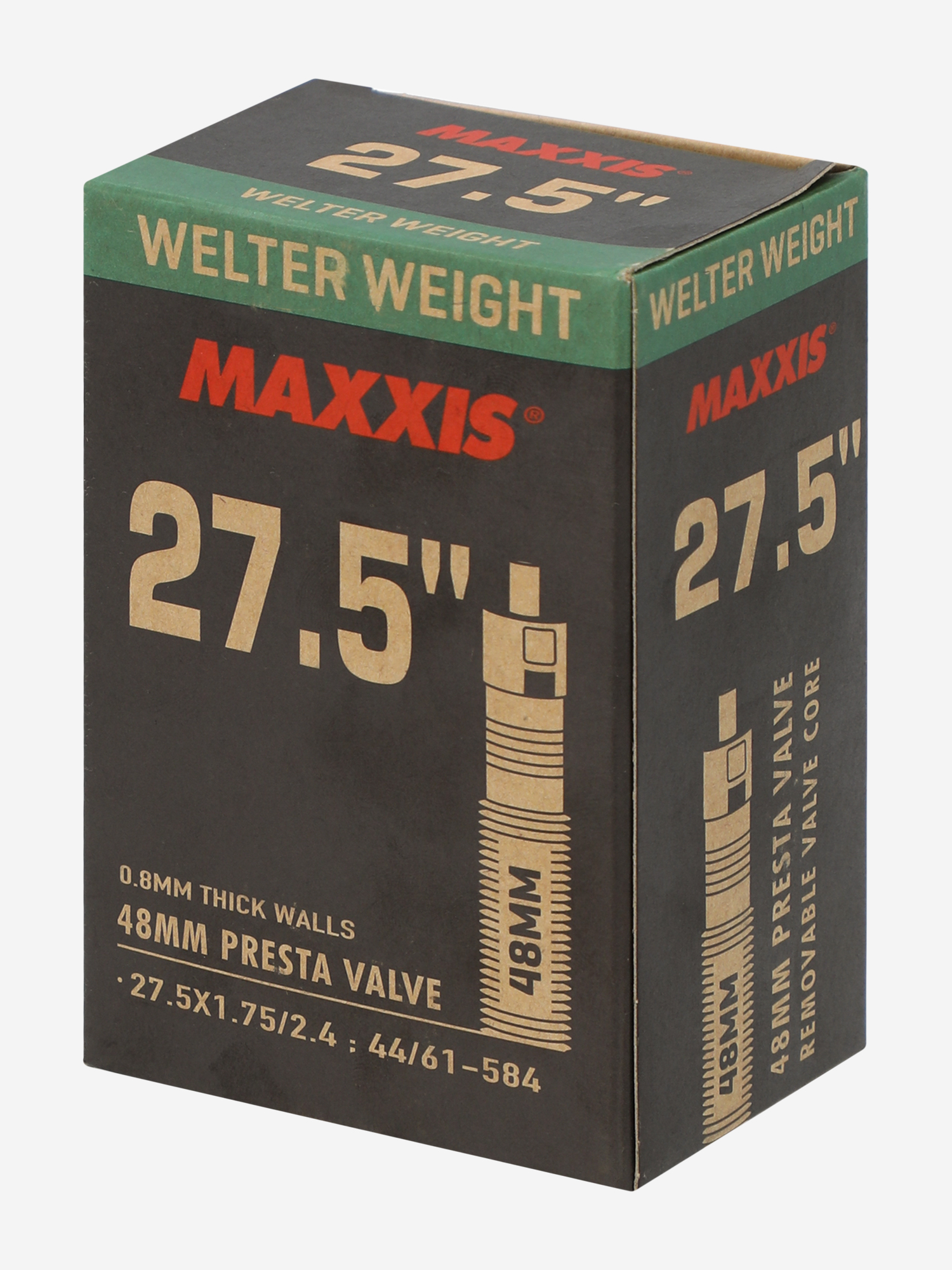 

Камера Maxxis Welter Weight 27.5" велониппель, Черный
