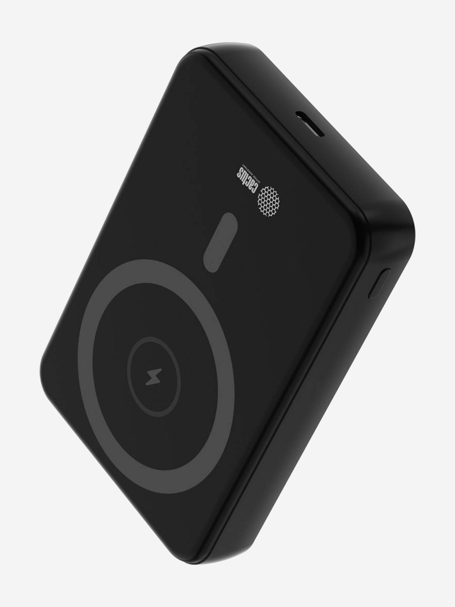 

Мобильный аккумулятор Cactus CS-PBFSUA-10000 10000mAh 22.5W 4.5A USB-C беспров.зар. черный, Черный