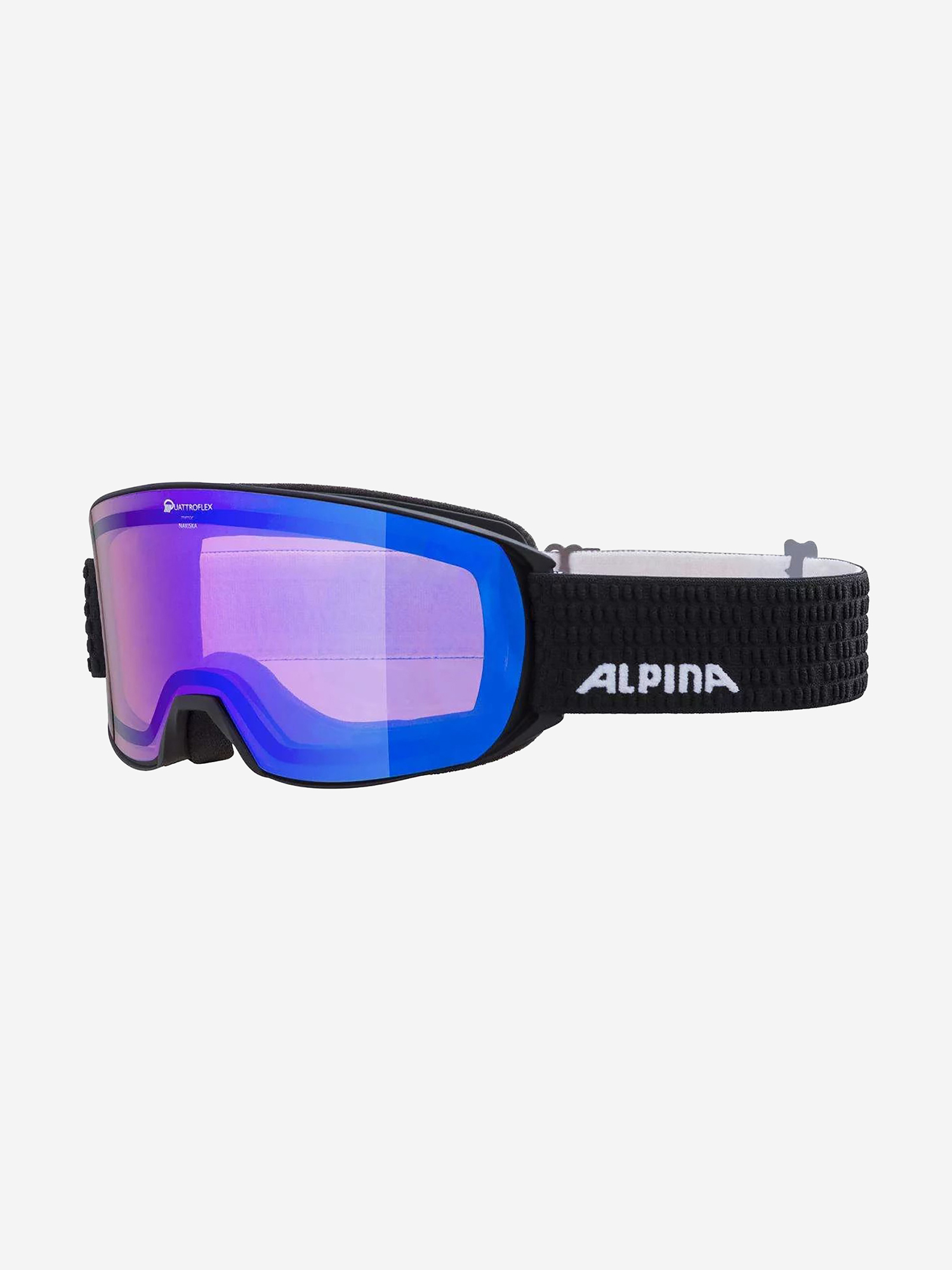 Изображение товара Горнолыжные очки Alpina Nakiska Q black matt/Q blue S2