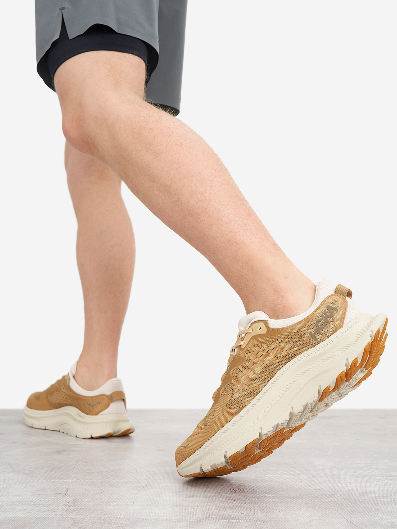 Кроссовки Hoka One One Kawana 2, коричневый, арт. 27004