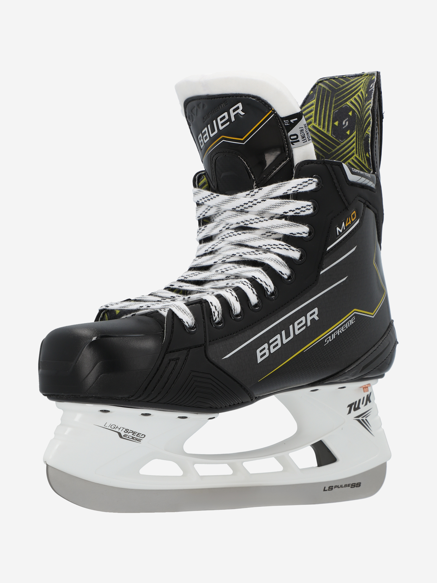 фото Коньки хоккейные bauer supreme m40 sr fit1, черный