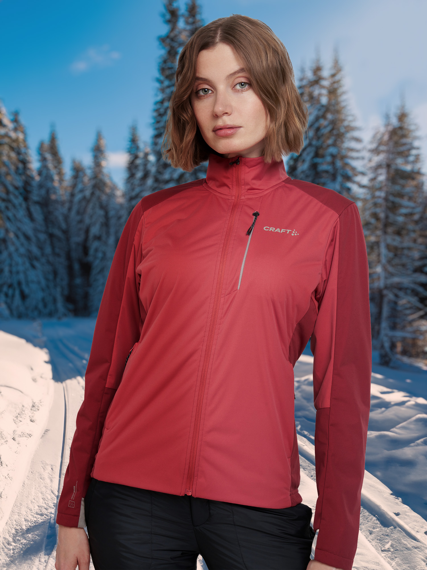 

Куртка утепленная женская Craft ADV Nordic Training, Красный