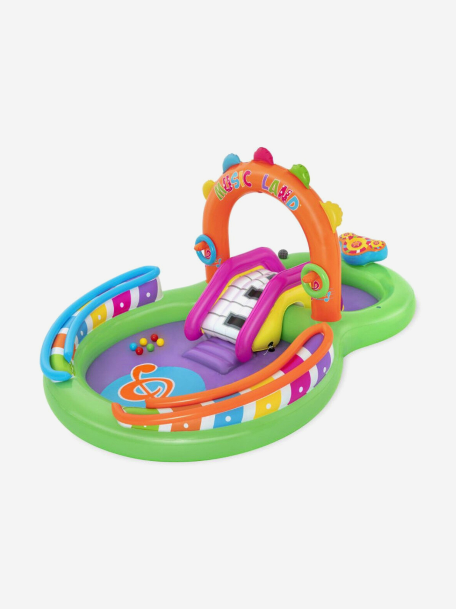 Изображение товара Игровой центр-бассейн с игрушками и шариками Bestway 53117