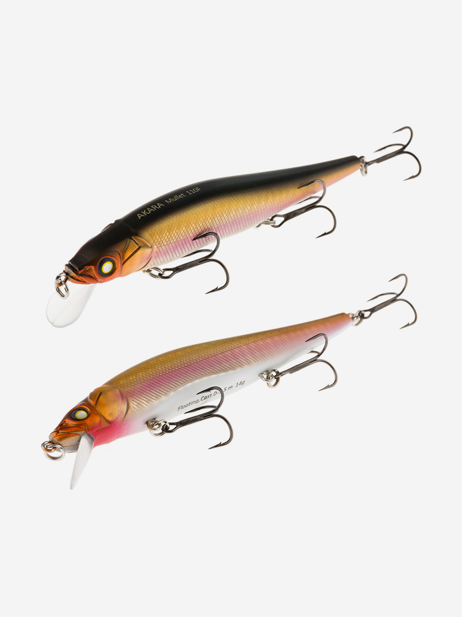 

Воблер Akara Mullet 110F 14 гр. (1/2 oz 4,3 in) A211, Мультицвет