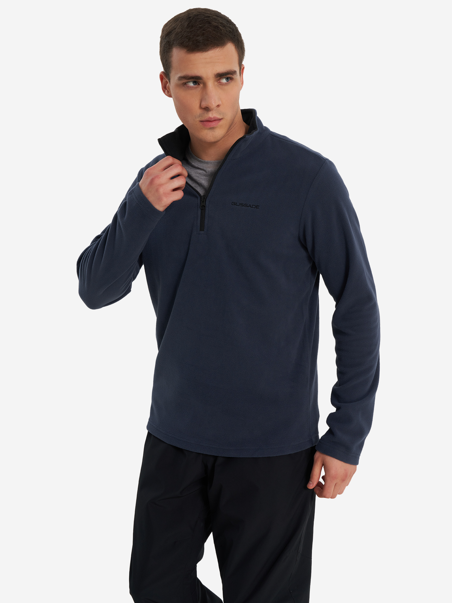 

Джемпер флисовый мужской Glissade, Синий