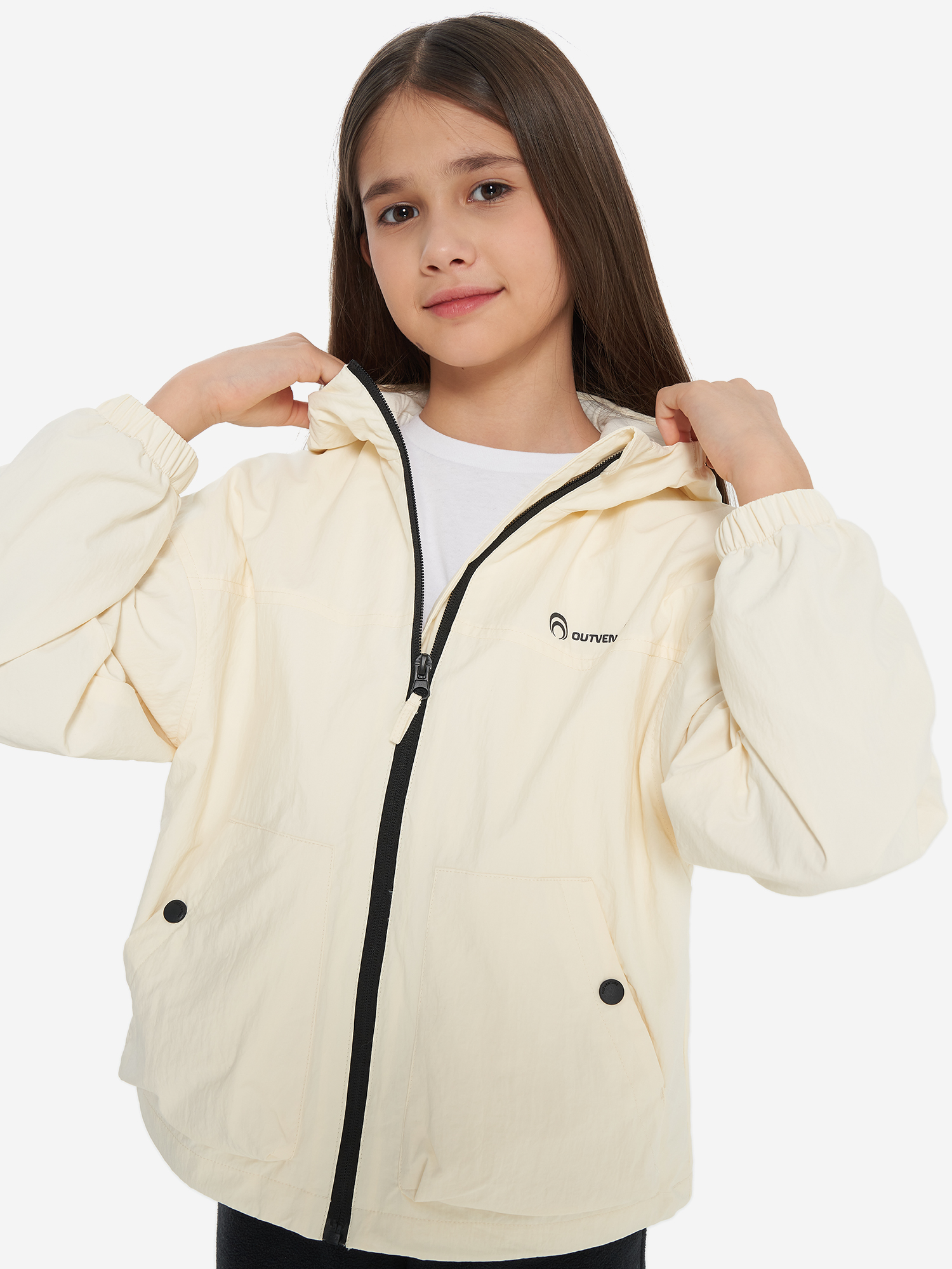 Ветровка Outventure оверсайз, бежевый, арт. 34462