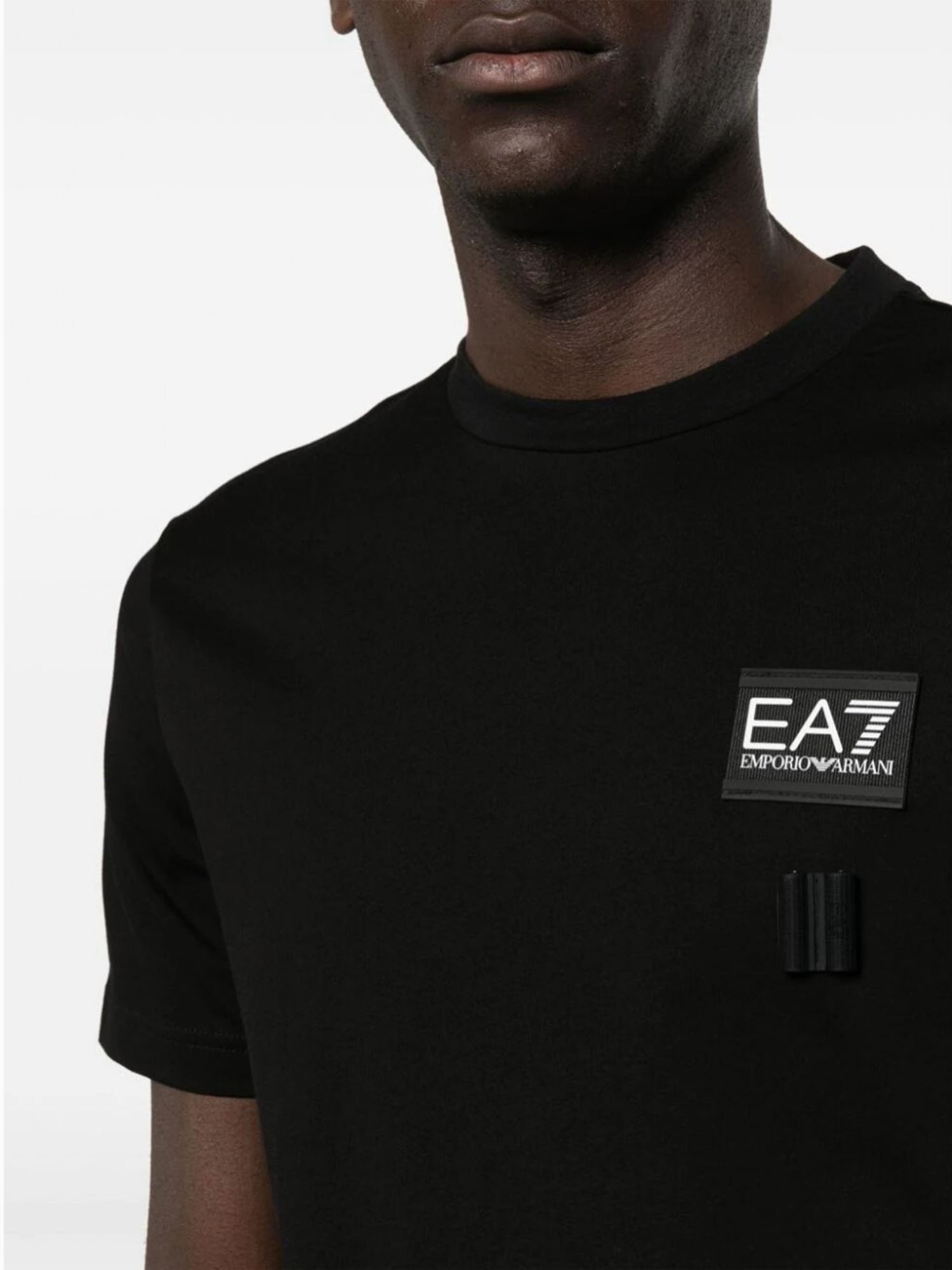 Футболка мужcкая EA7 T-Shirt, Черный 6RPT13PJ02ZLBHFE26-16919, размер 48 - фото 2