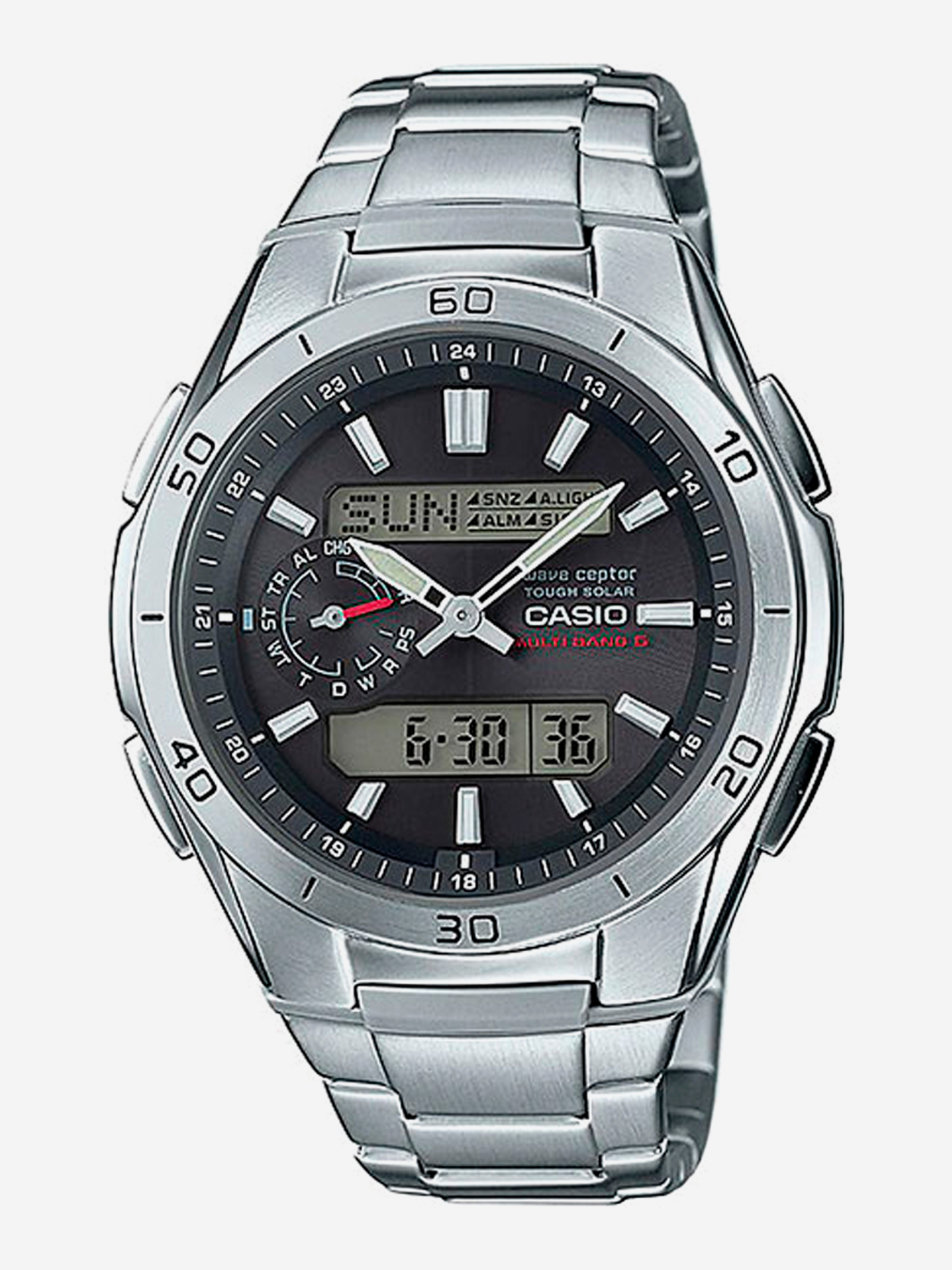 

Наручные часы Casio WVA-M650D-1A, Серебряный