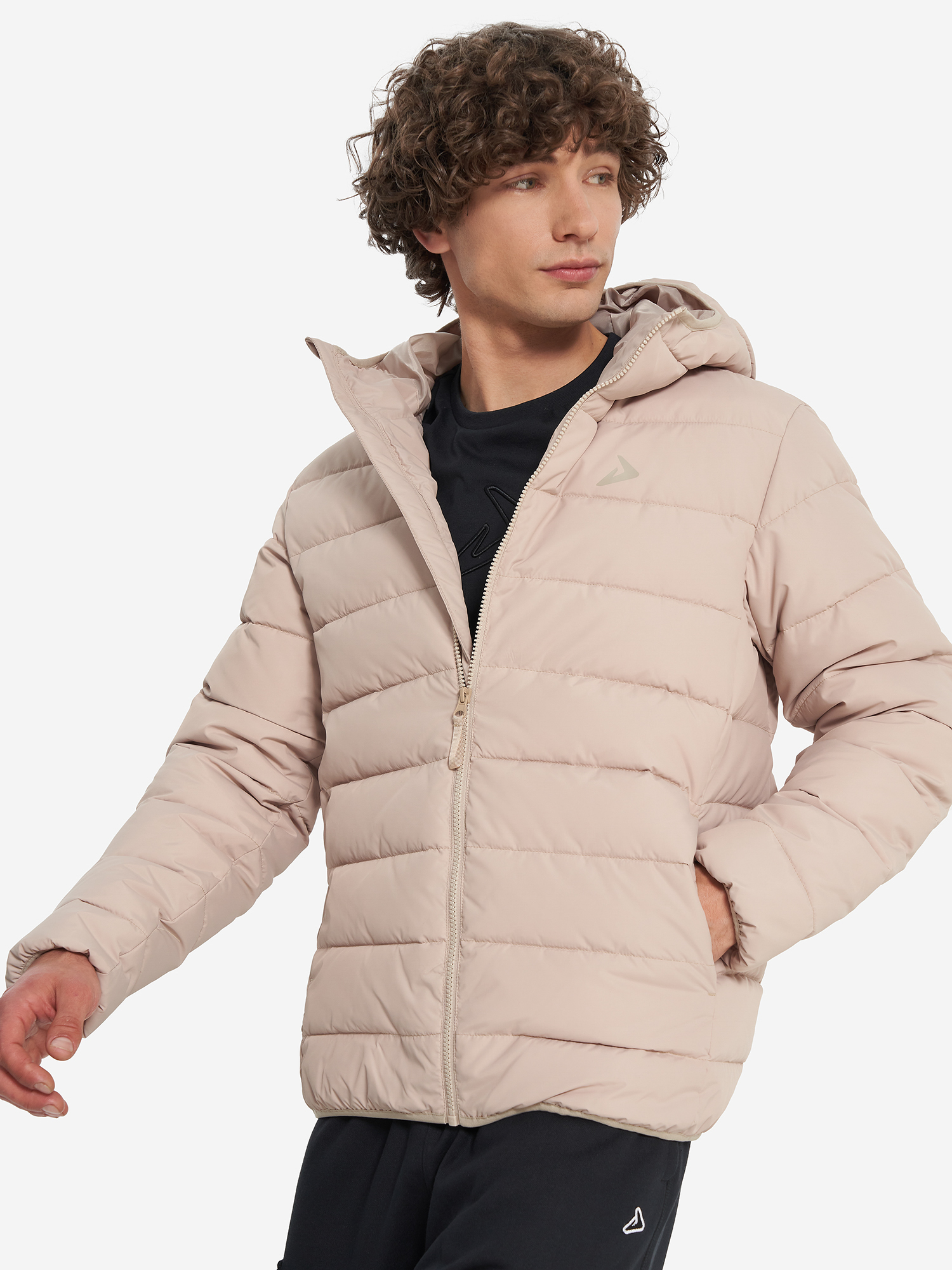 Пуховик мужской Demix, бежевый, арт. 136293DMX-T1