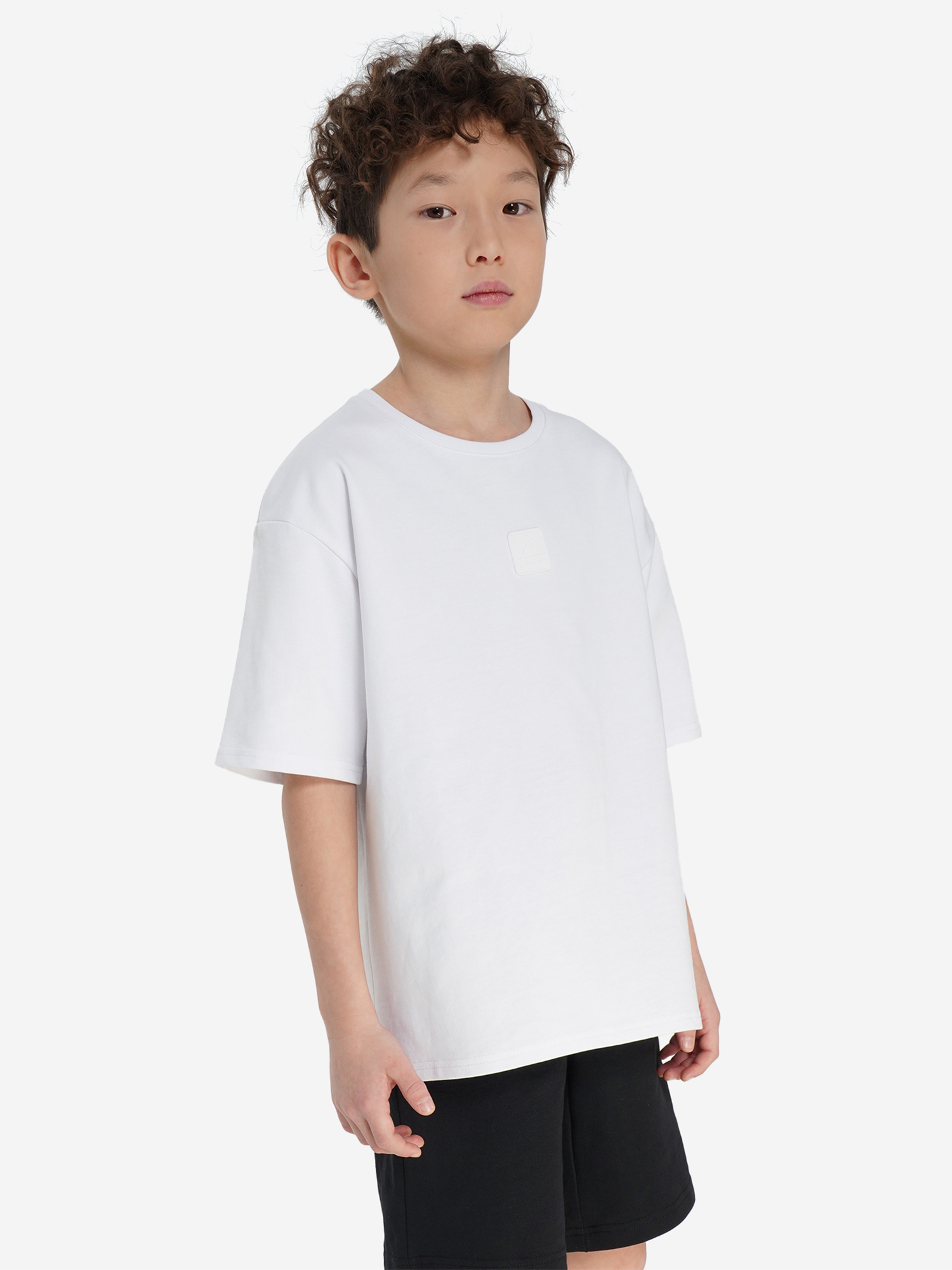 Футболка Demix оверсайз для мальчиков, белый, арт. 33264