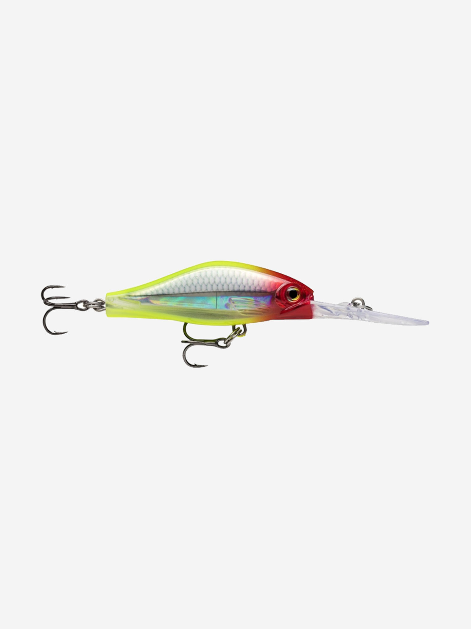 

Воблер для рыбалки RAPALA Shadow Rap Jack Deep 05, 5см, 6гр, цвет CLN, медленно всплывающий, Зеленый