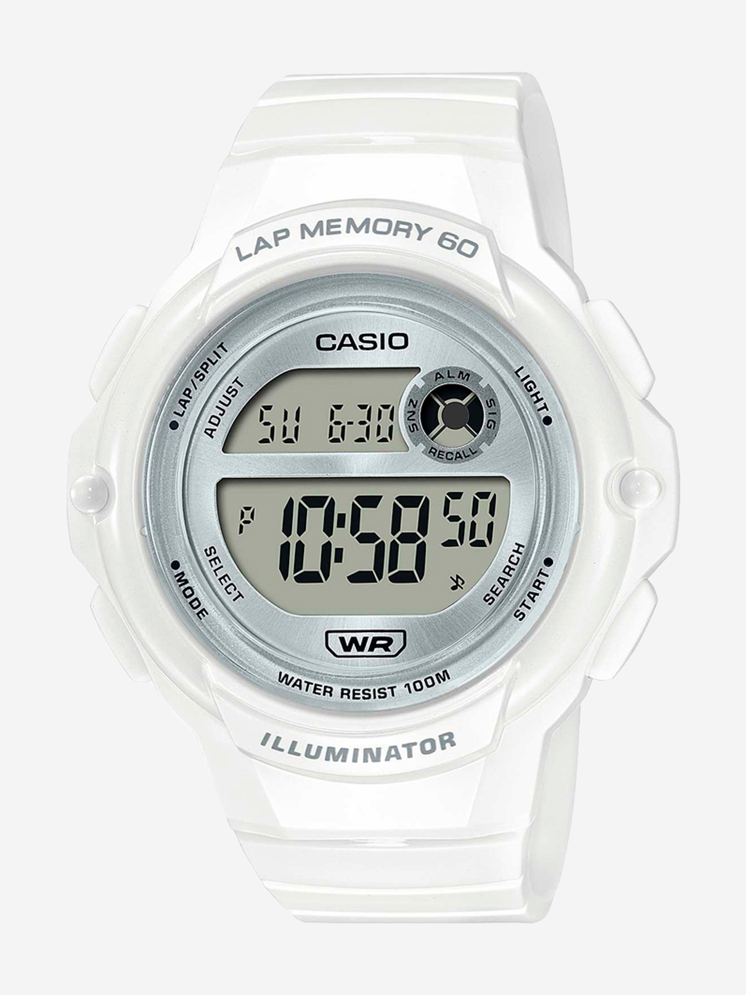 

Спортивные часы CASIO LWS-1200H-7A1, Белый