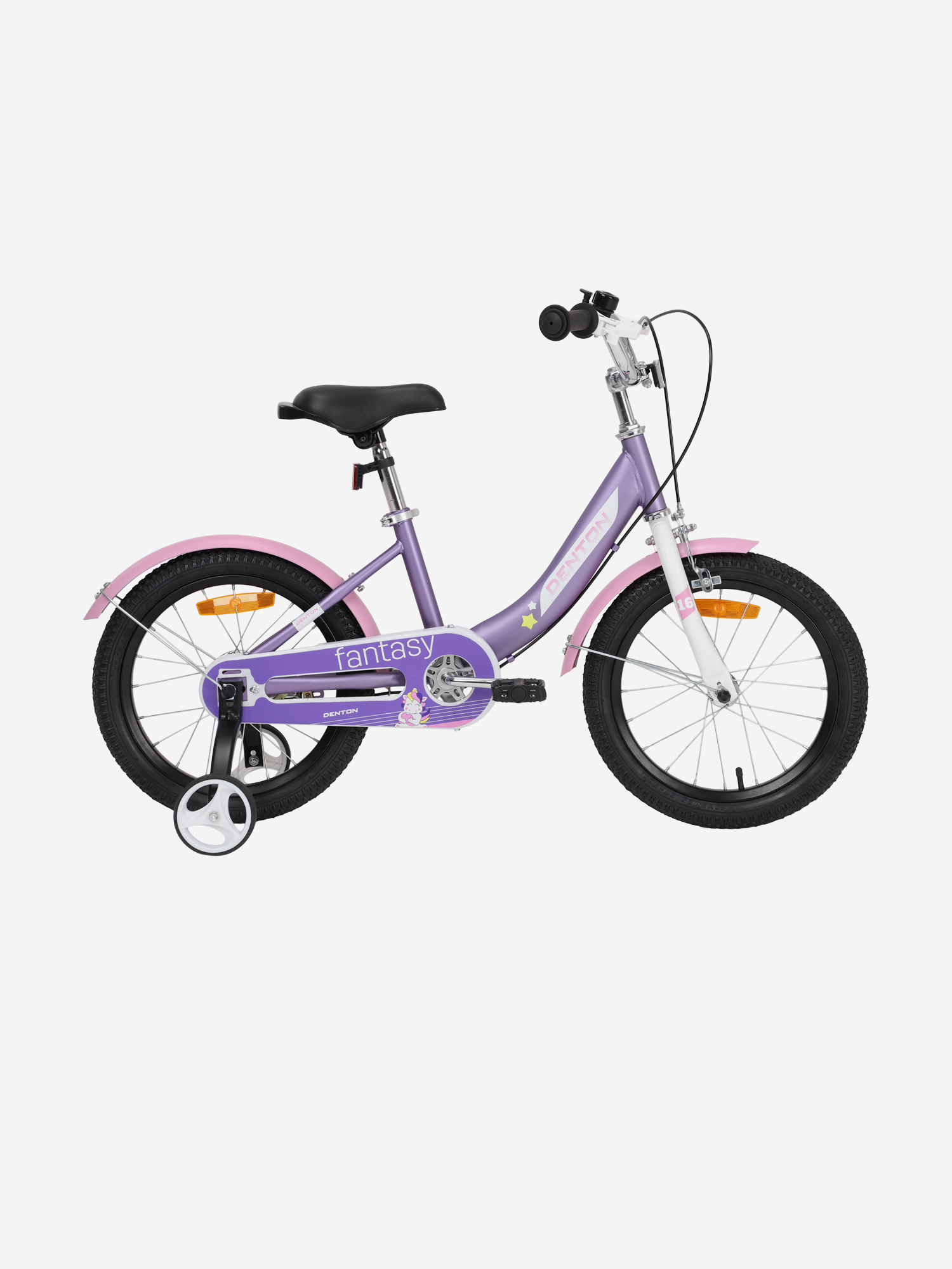 Изображение товара Детский велосипед Denton Fantasy 16 дюймов для девочек с регулируемым седлом