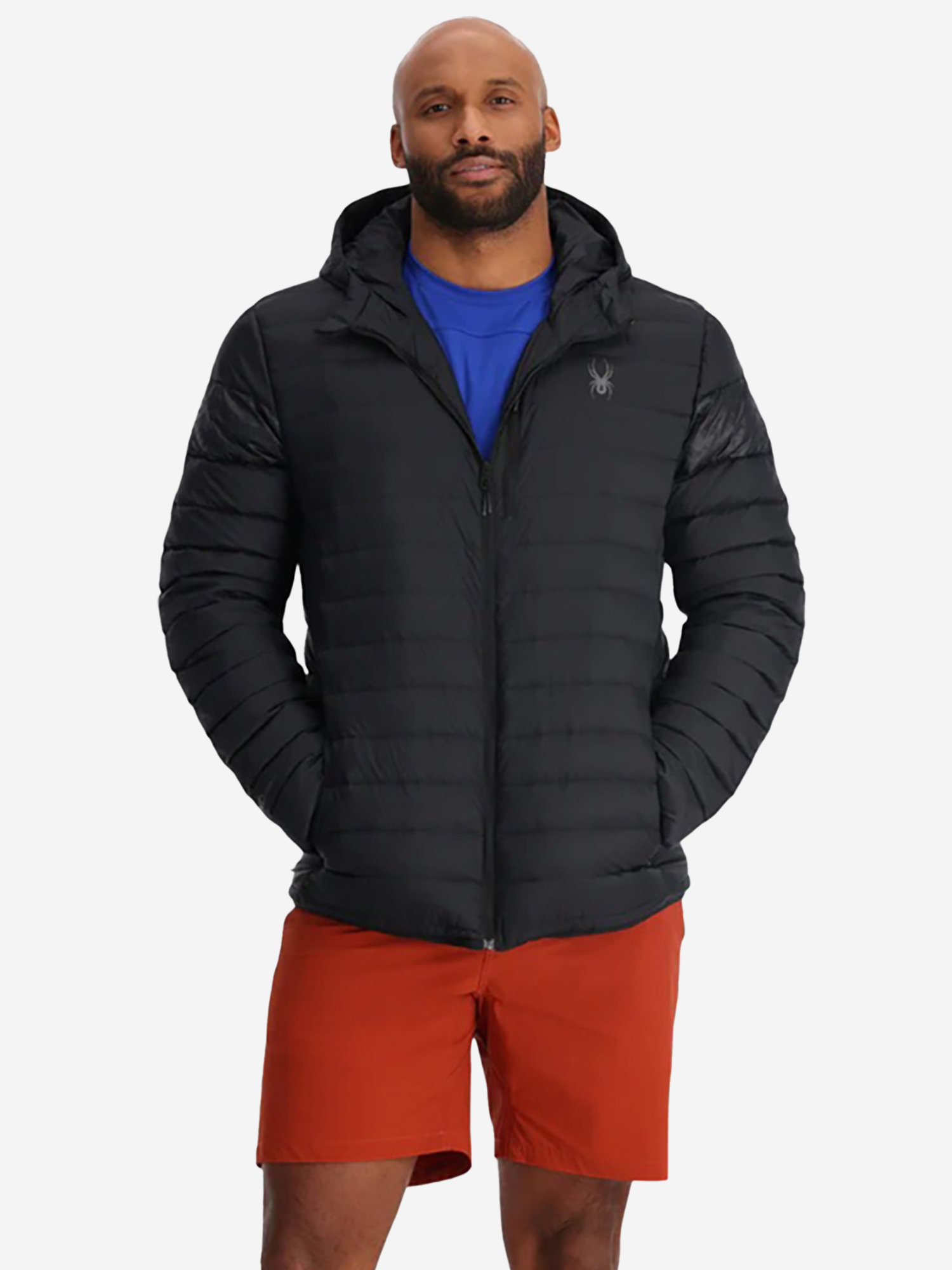

Куртка мужская Spyder Zenith Hooded Down Jacket, Черный