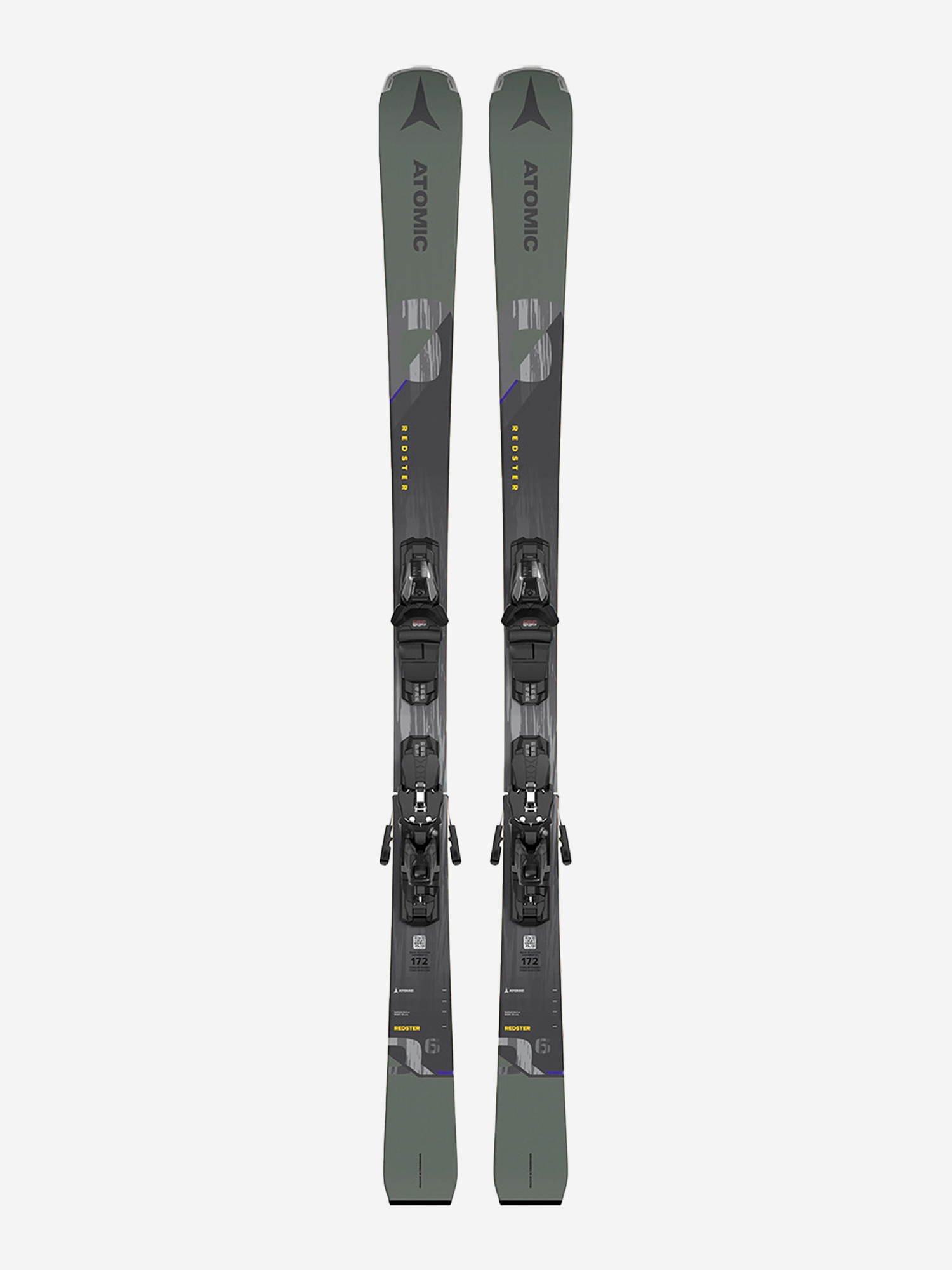  Горные лыжи с креплениями Atomic Redster Q6 + M 12 GW 23/24, Зеленый