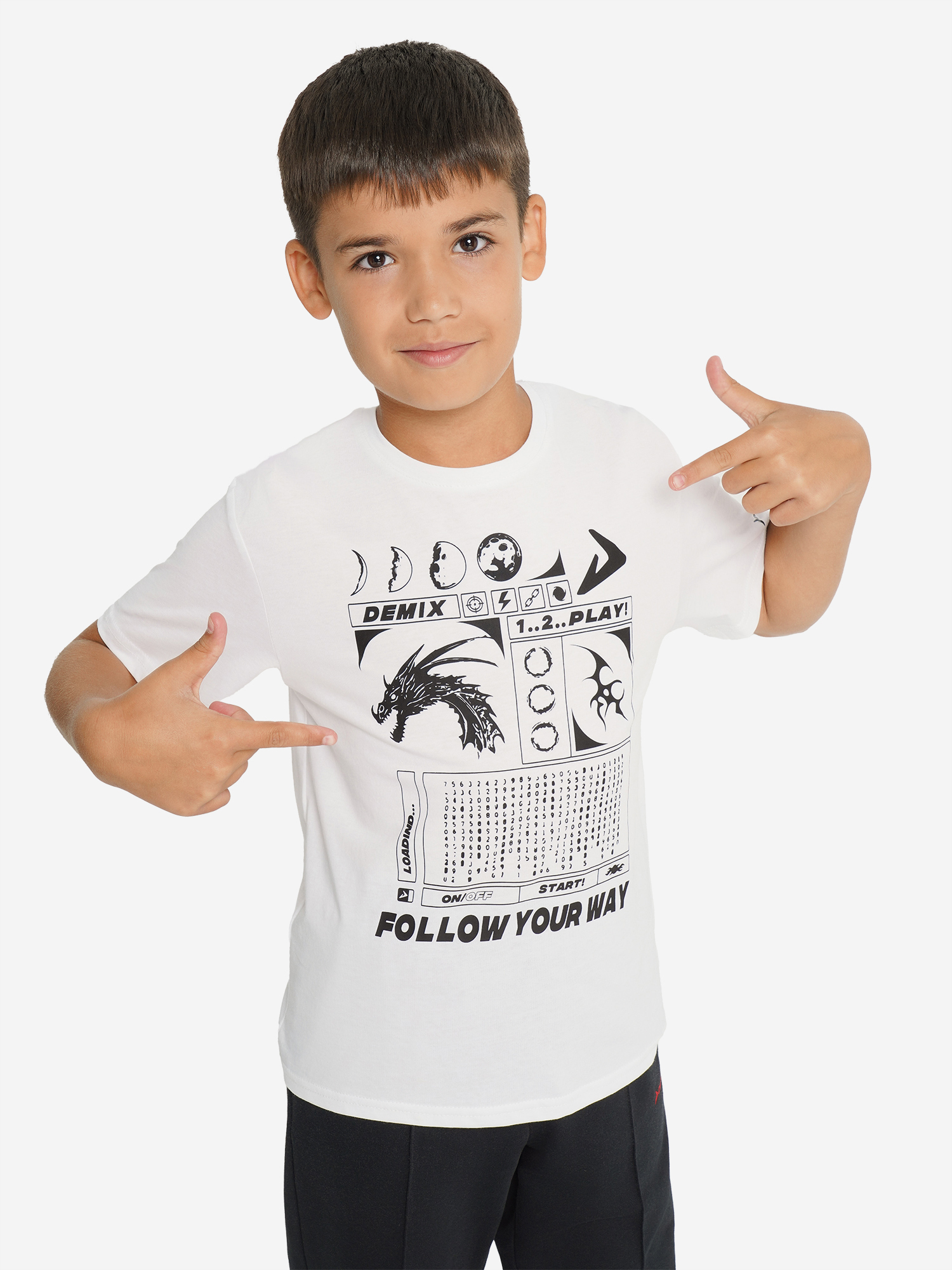 

Футболка для мальчиков Demix, Белый