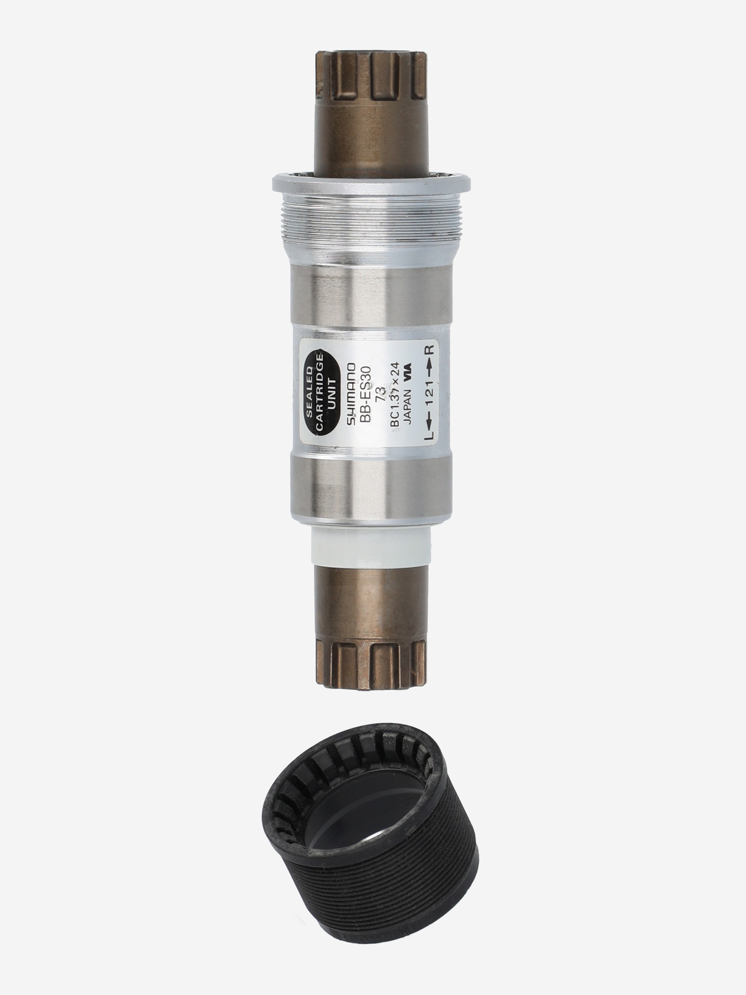 

Каретка для велосипеда Shimano BB-ES30 BC 1.37x24TPI, Серебряный