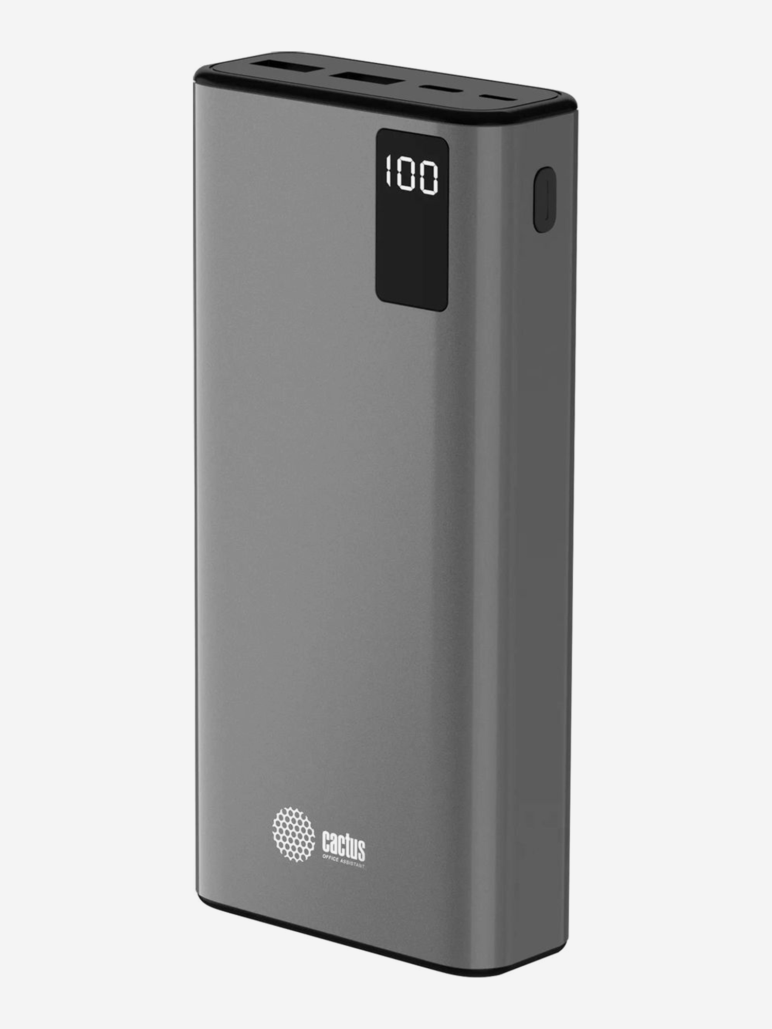 

Внешний аккумулятор Cactus CS-PBFSFA-20000, 20000мAч, серый, Серый
