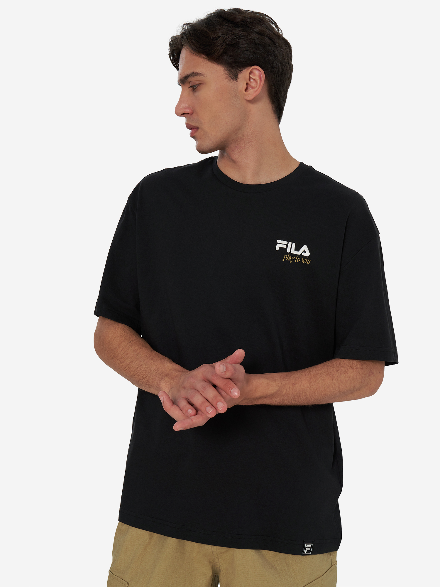 Футболка мужская FILA, черный, арт. 35527